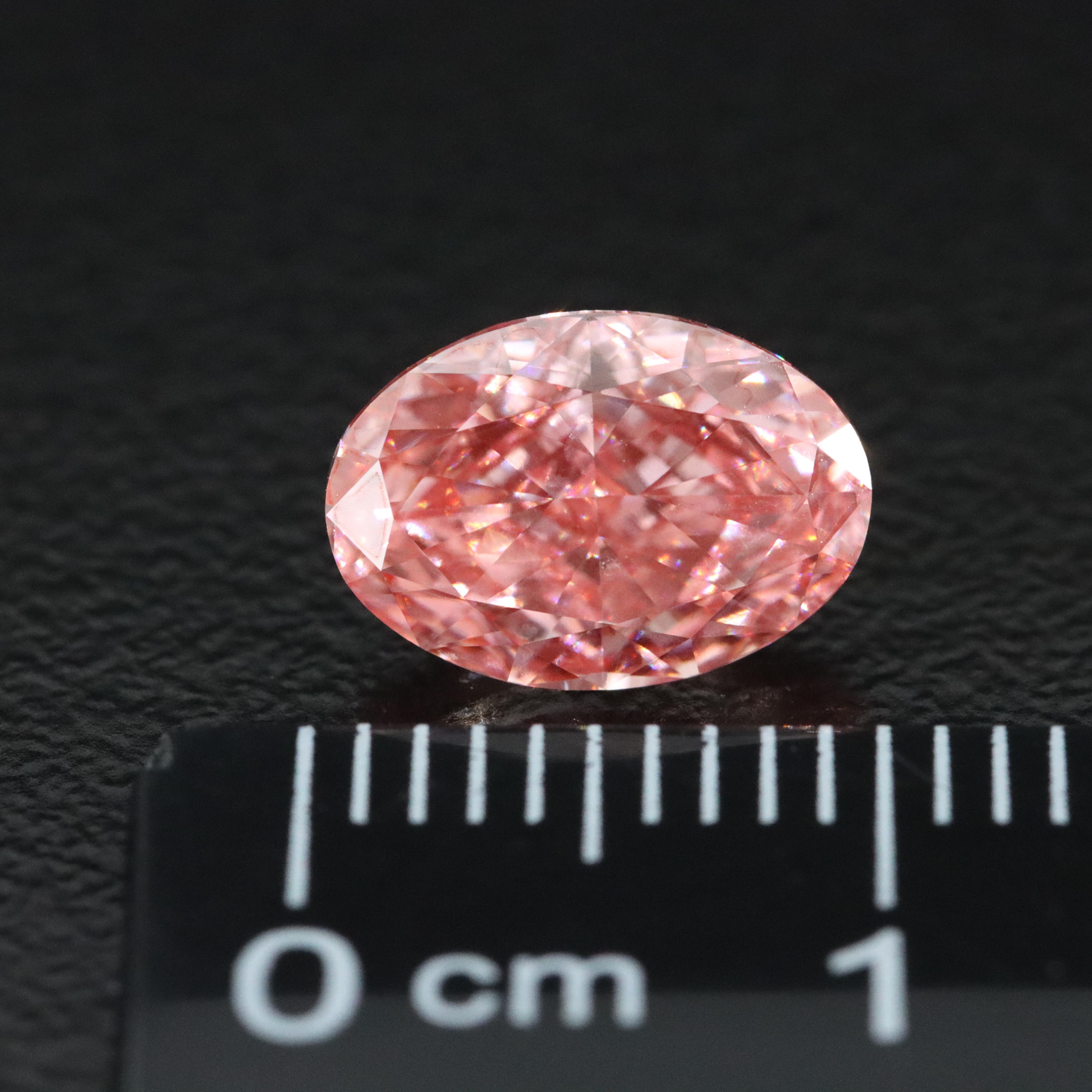 Loose 2.11 CT Lab Grown Fancy Pink Diamond with IGI Report