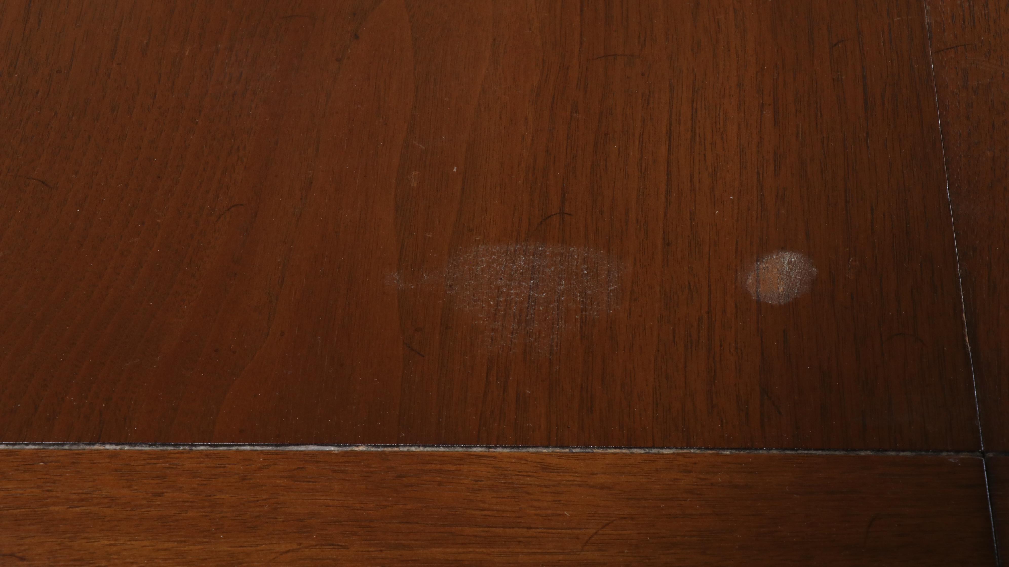 French Provincial Style Walnut Dining Table and Six Chairs, Late 20th Century
