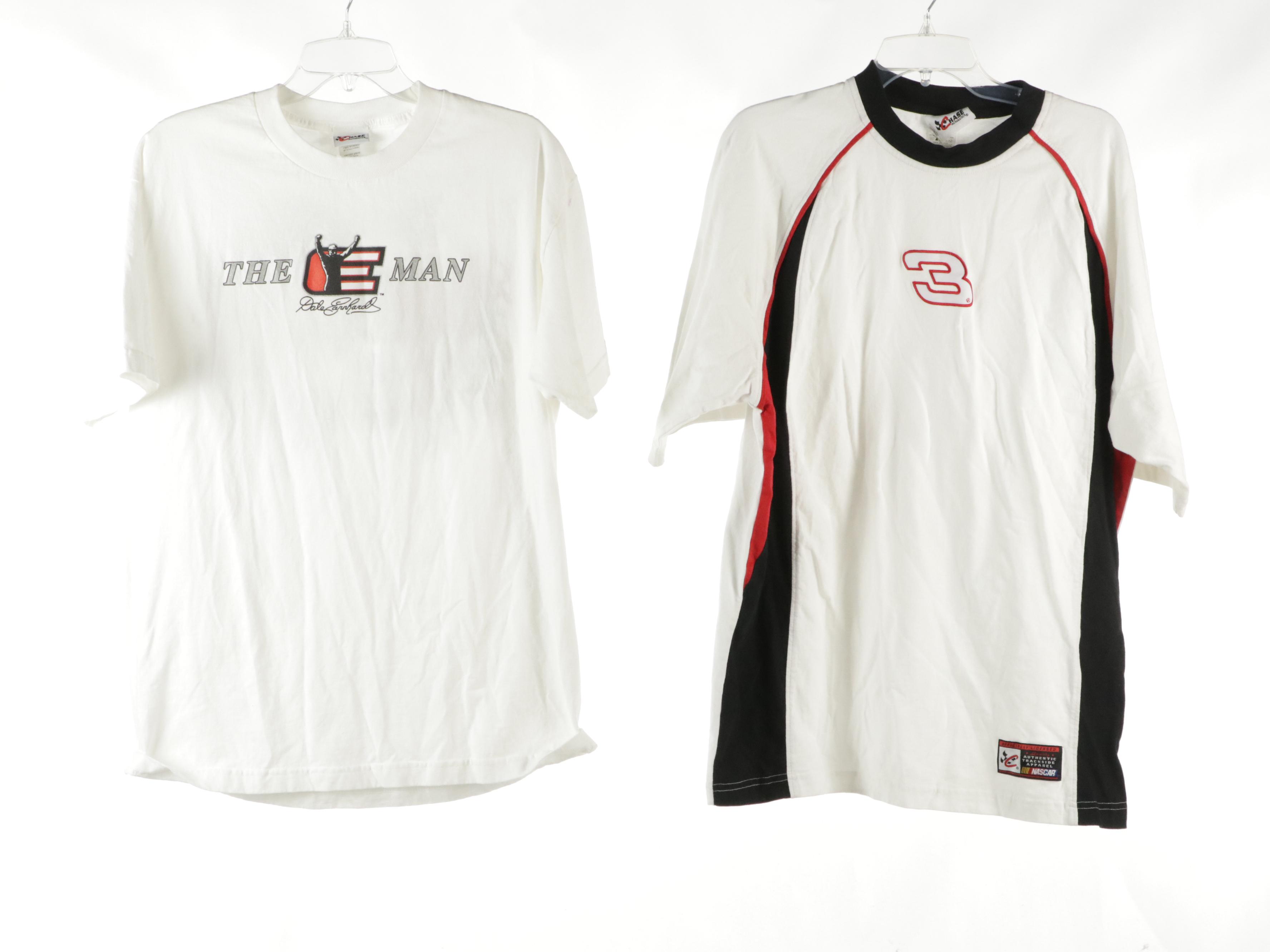 Men's Vintage Dale Earnhardt Short and Long Sleeve Cotton T-Shirts