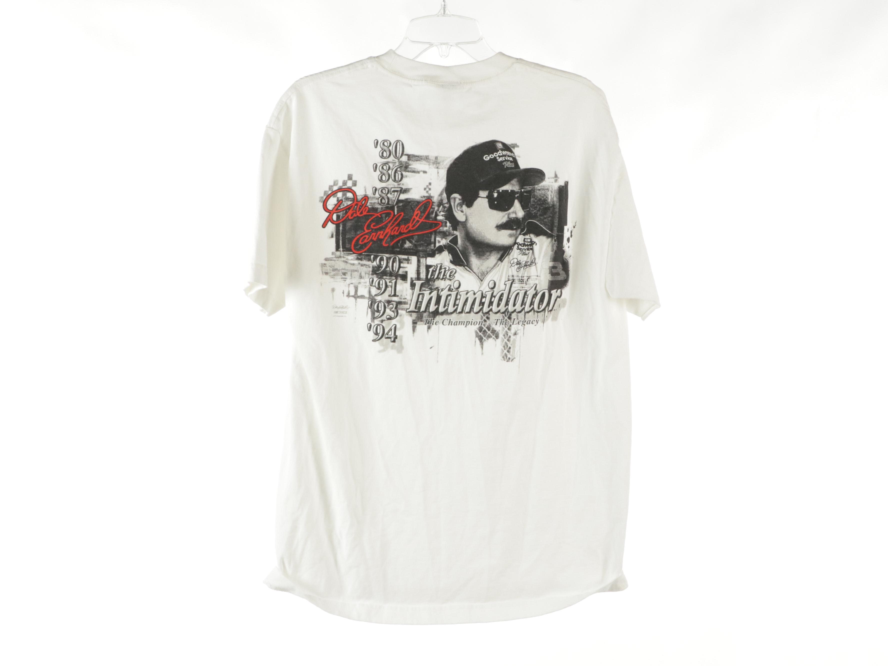 Men's Vintage Dale Earnhardt Short and Long Sleeve Cotton T-Shirts