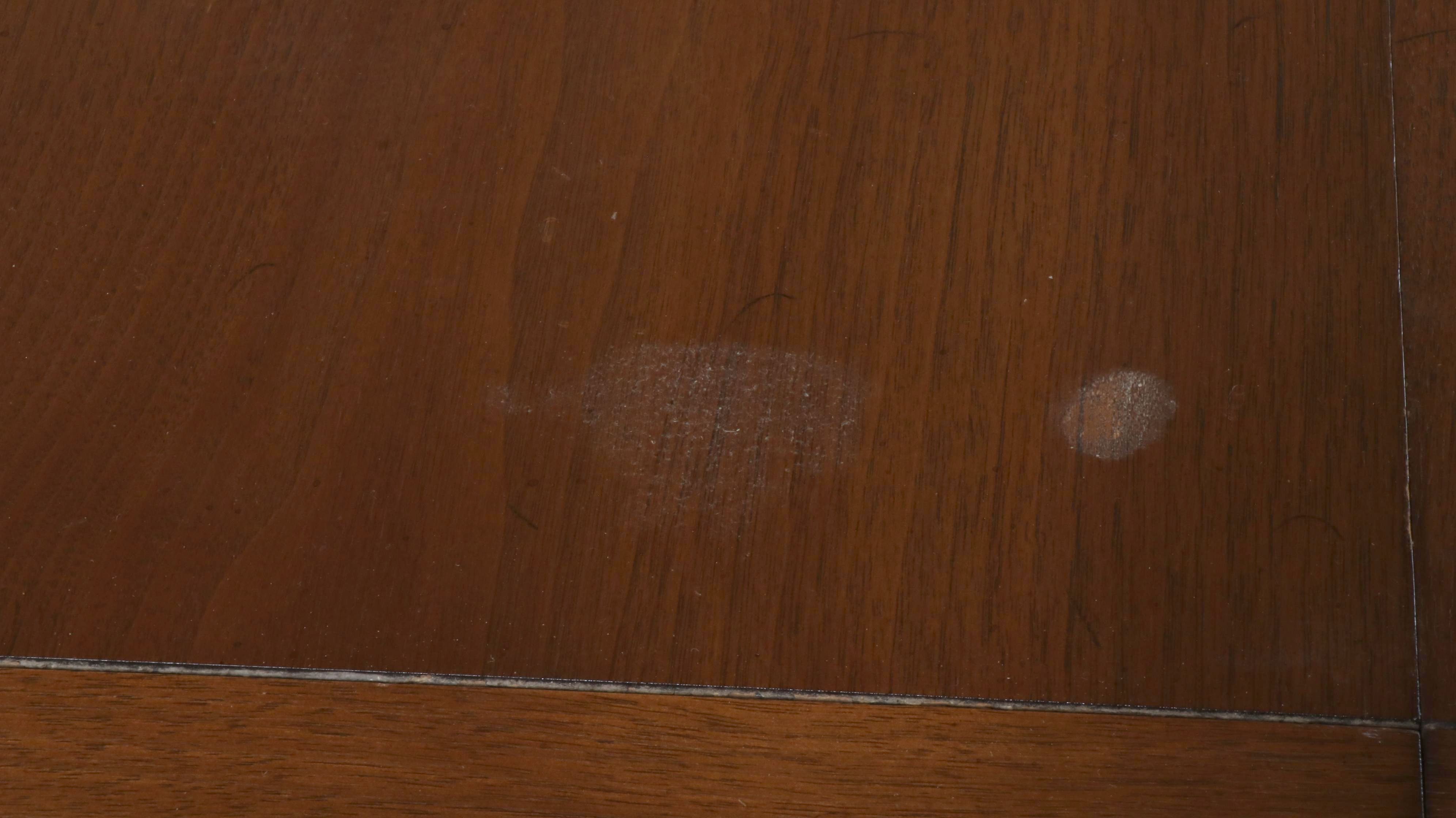 French Provincial Style Walnut Dining Table and Six Chairs, Late 20th Century