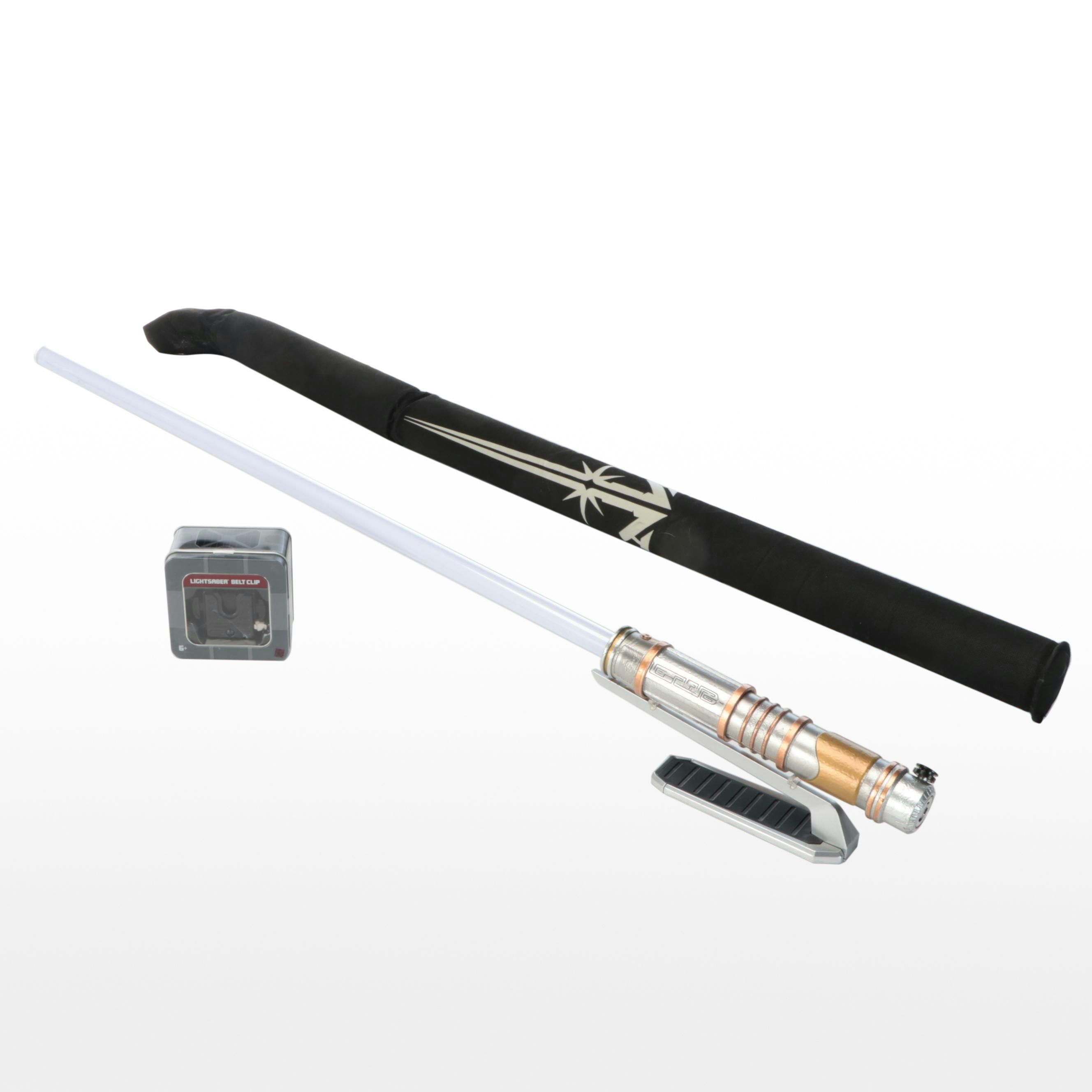 Walt Disney World "Galaxy's Edge" Custom Blue Lightsaber with Accessories