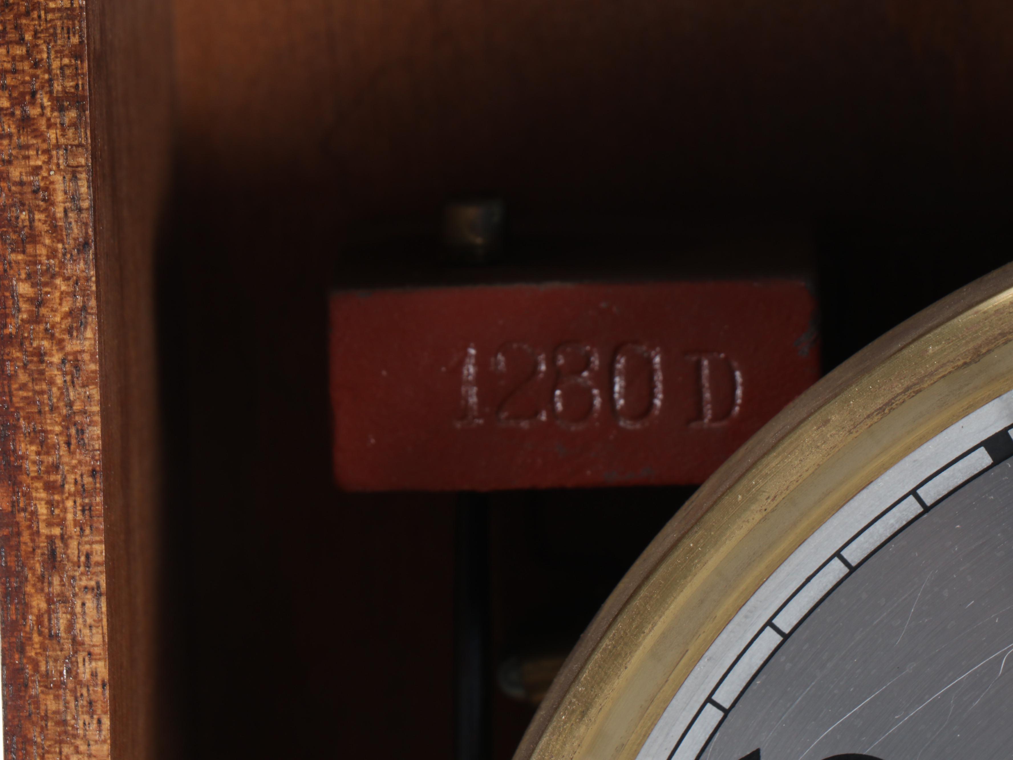 Mauthe Wooden Pendulum Wall Clock, Mid to Late 20th Century