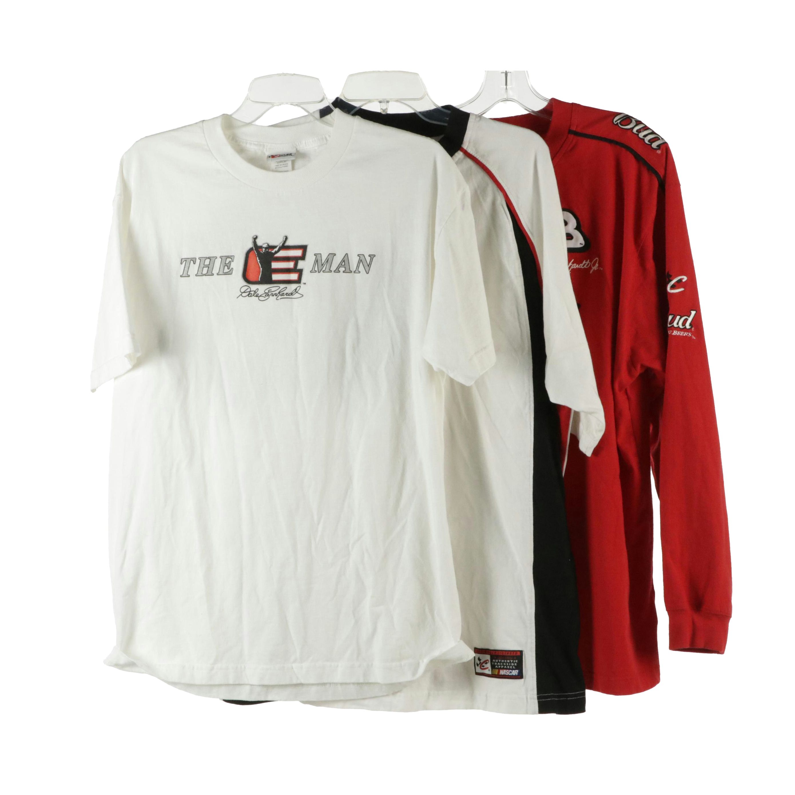 Men's Vintage Dale Earnhardt Short and Long Sleeve Cotton T-Shirts