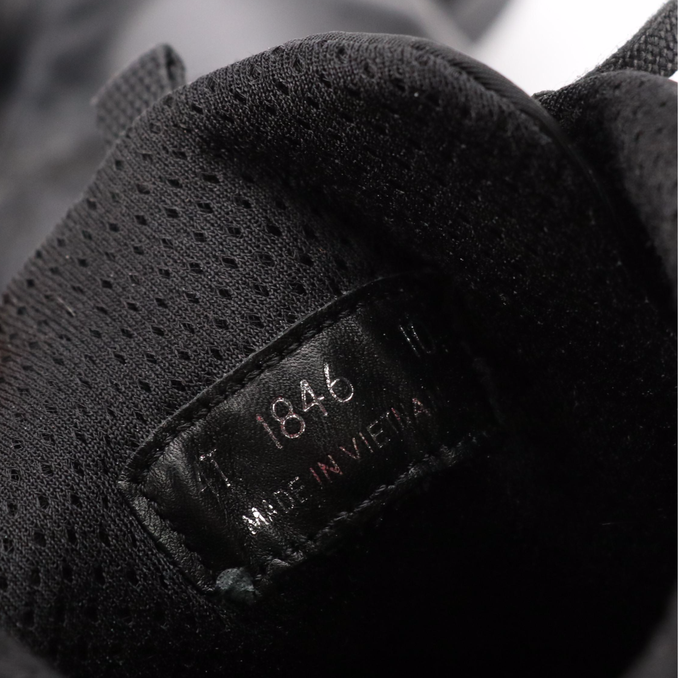 Men's Prada Sport Black Nylon and Leather Lace-Up Sneakers Shoes