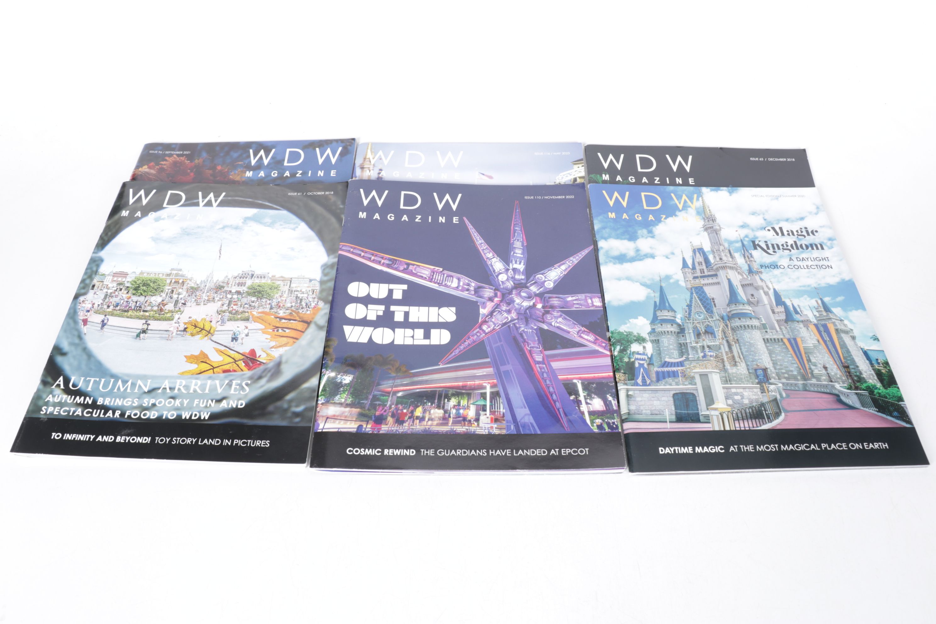 25 Issues of "WDW Magazine", 2019 - 2023