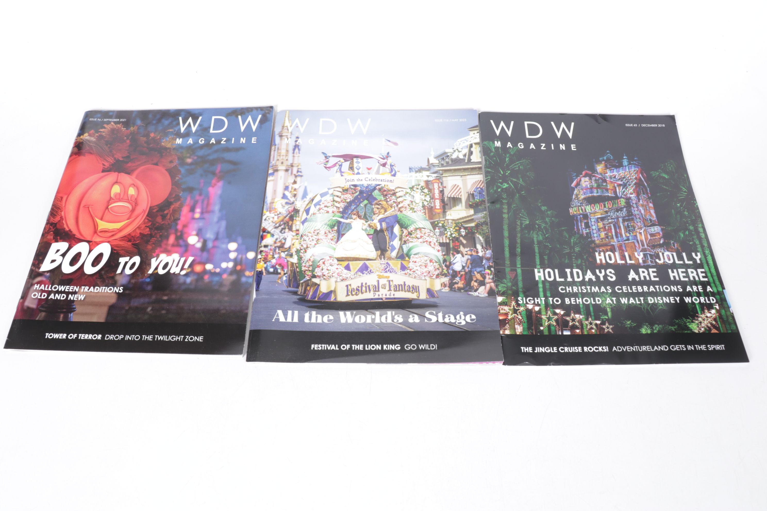 25 Issues of "WDW Magazine", 2019 - 2023