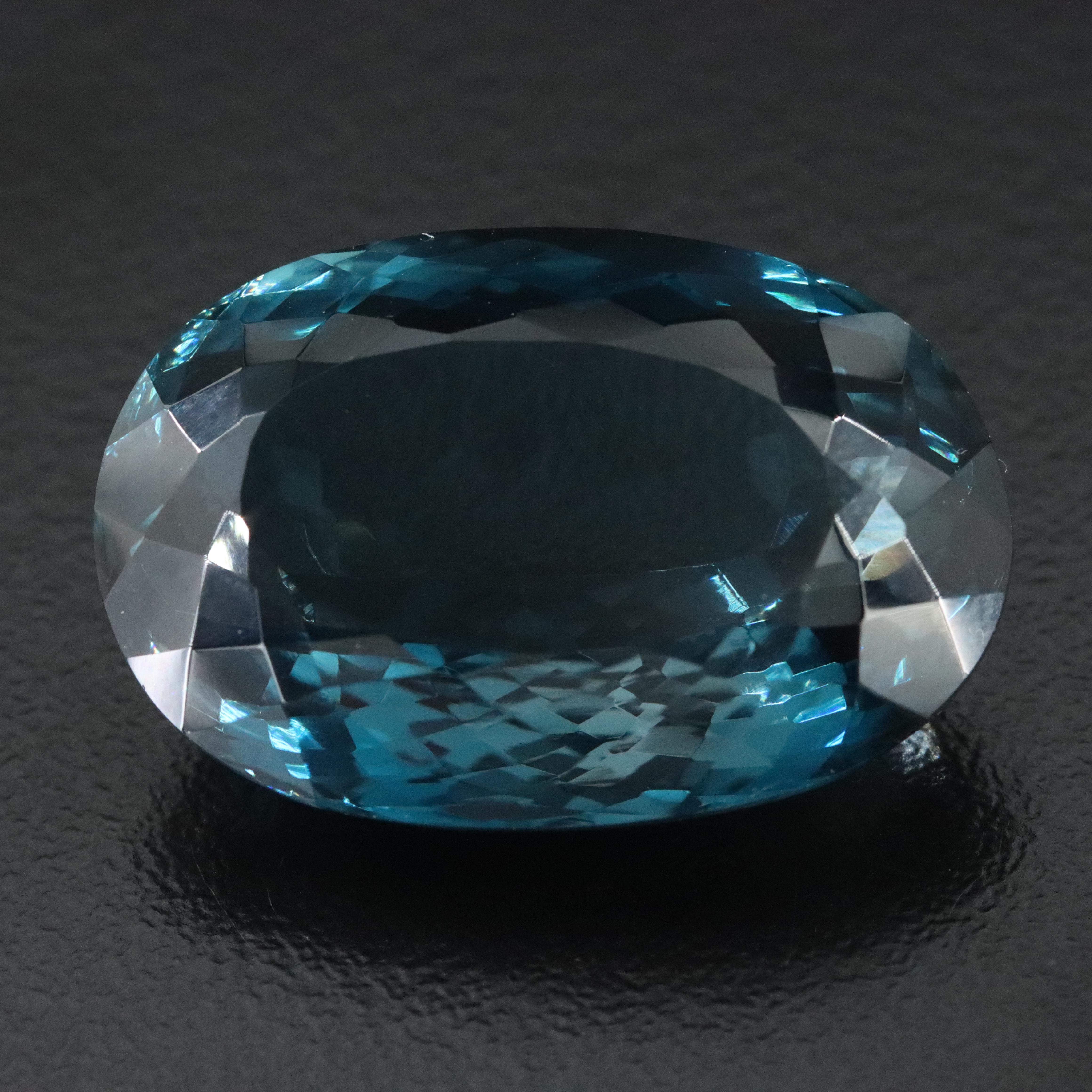 Loose 47.36 CT London Blue Topaz