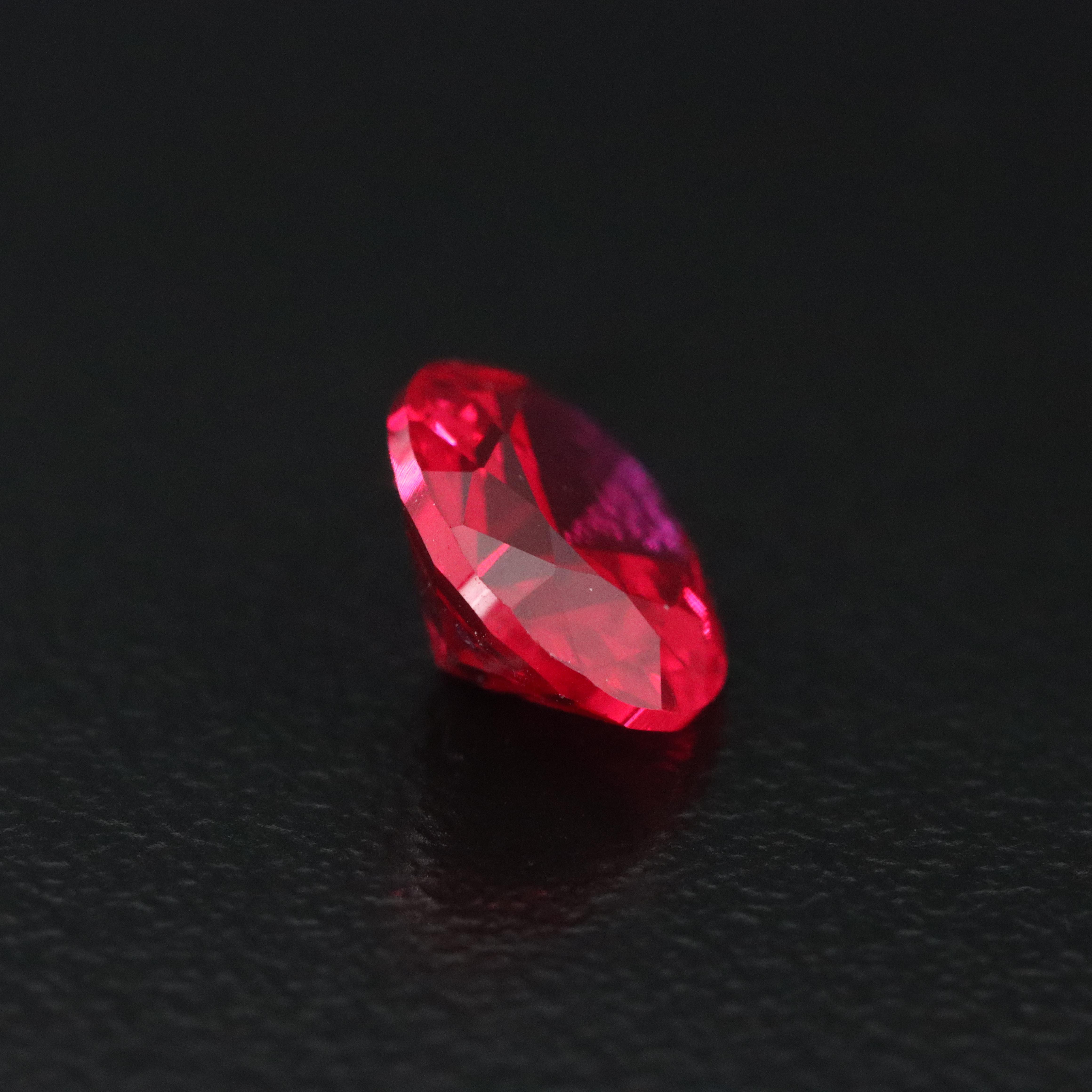 Loose 2.93 CT Lab Grown Ruby