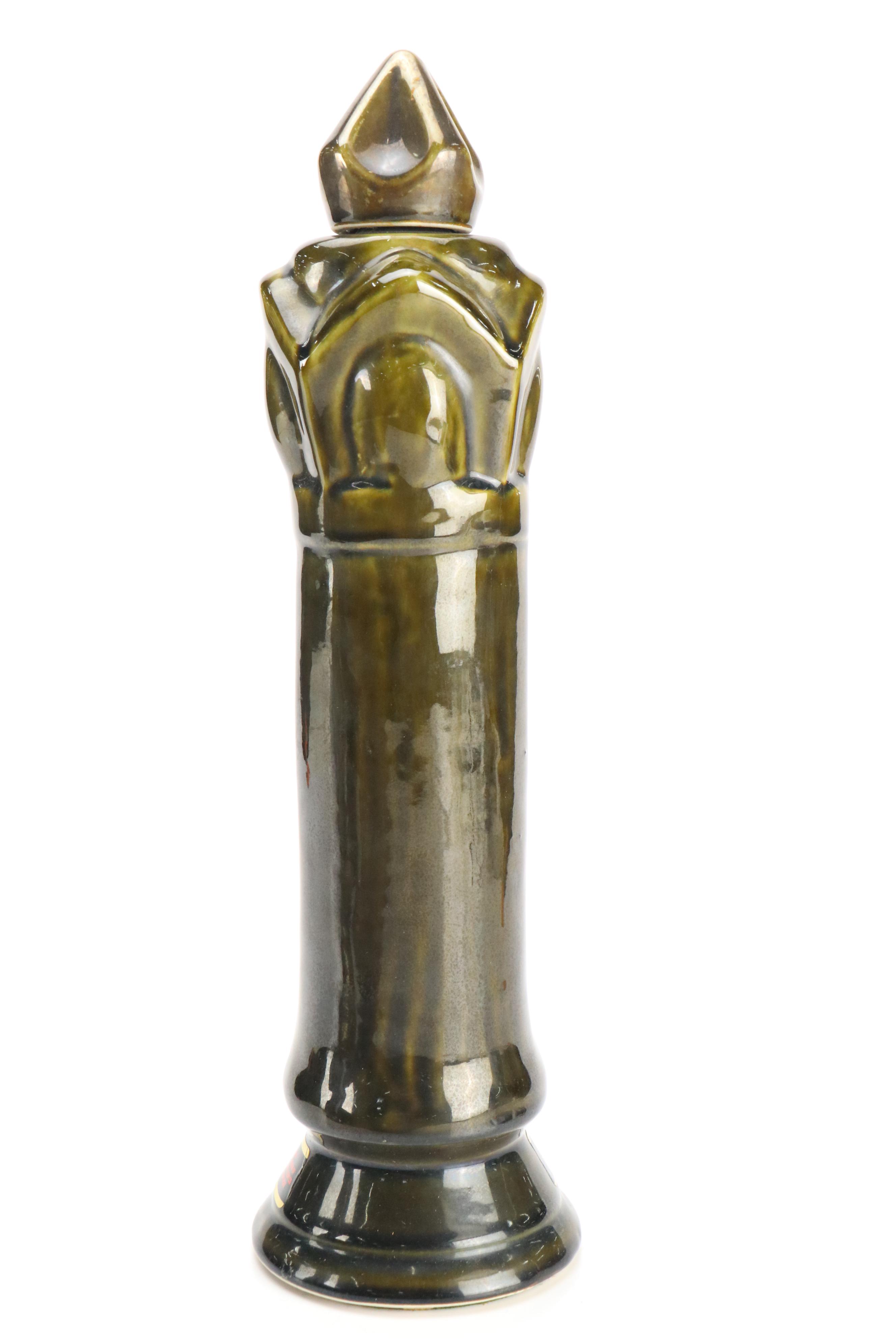 Old Crow Limited Edition Chessman Ceramic Decanters