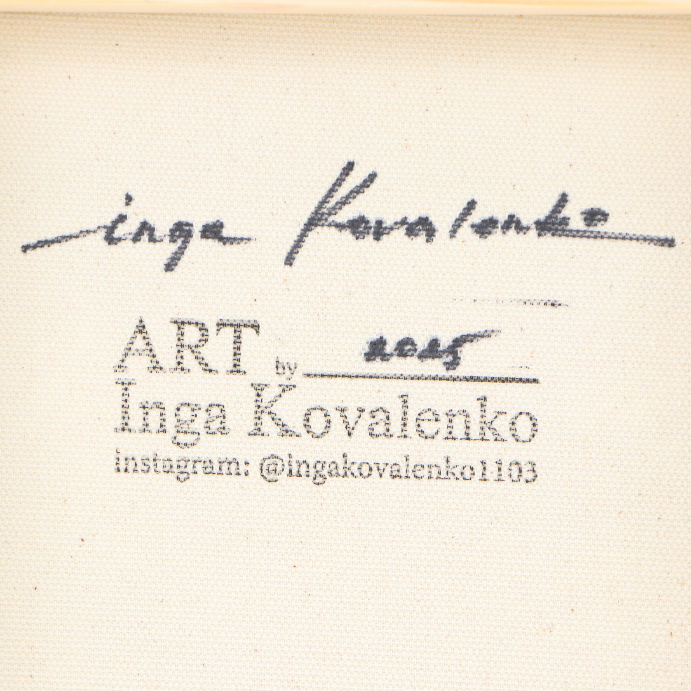 Inga Kovalenko Oil Painting of Bird, 2025