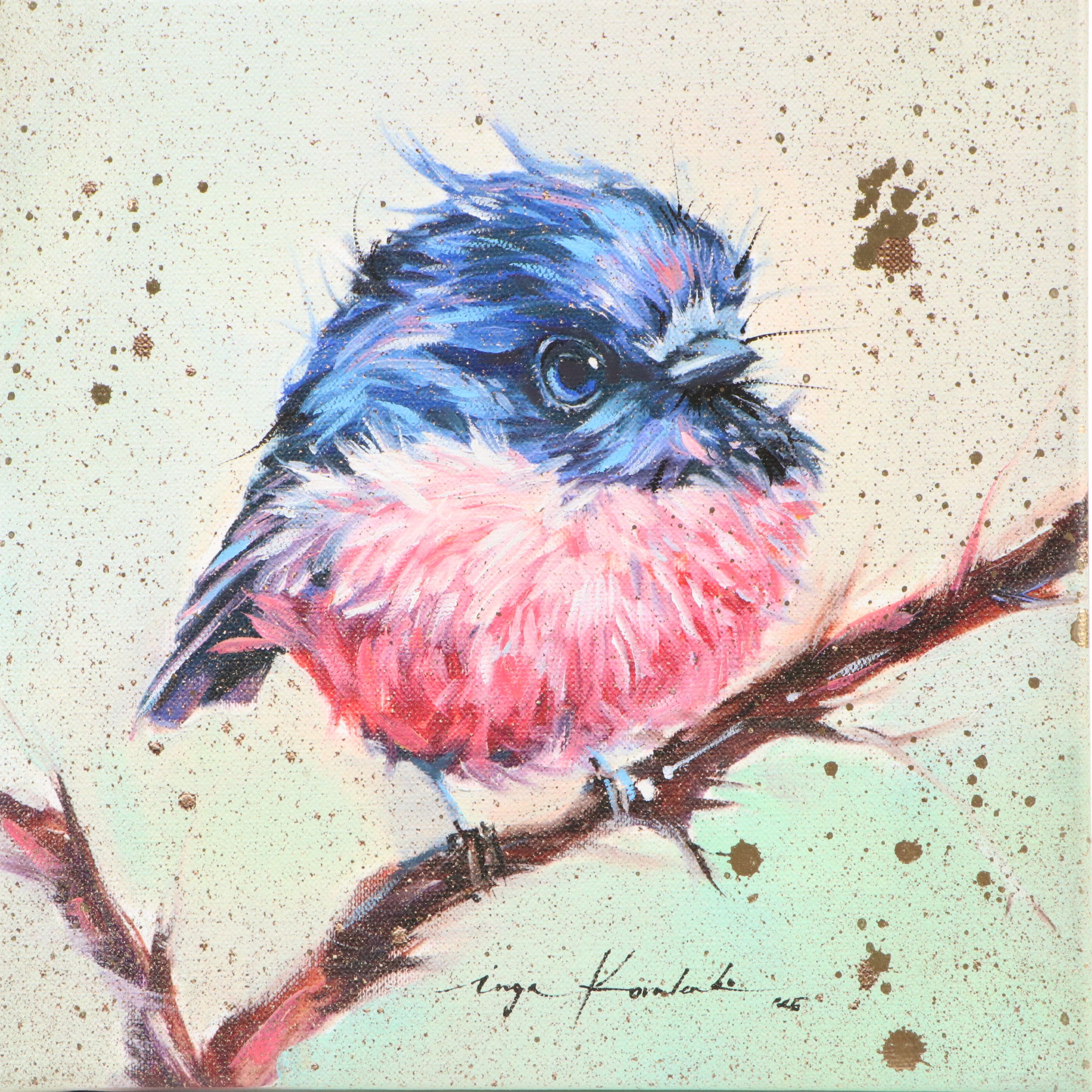 Inga Kovalenko Oil Painting of Bird, 2025