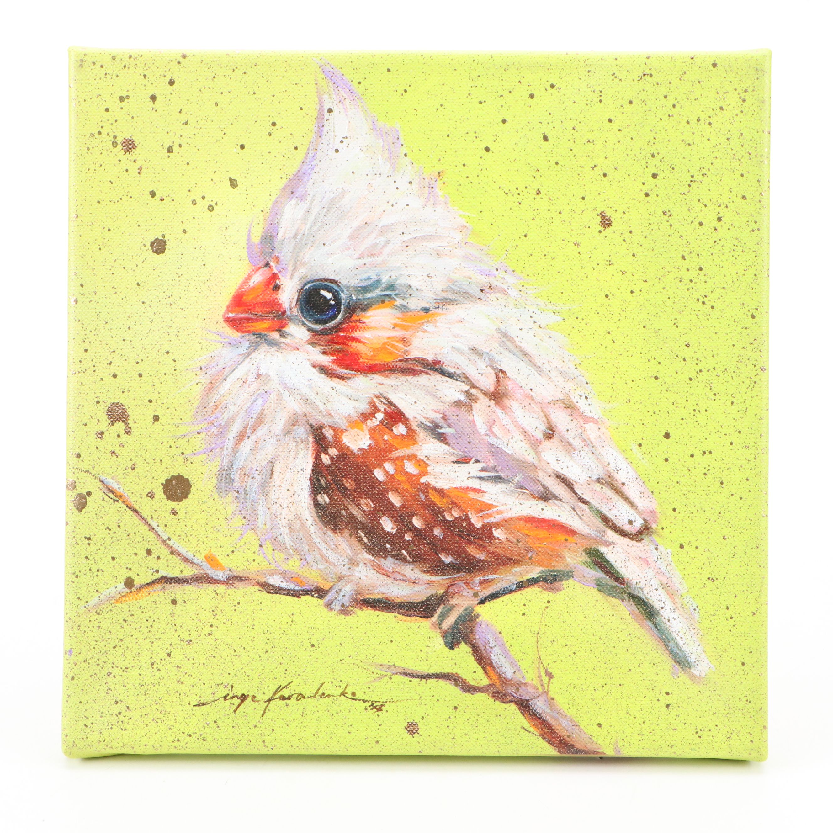 Inga Kovalenko Oil Painting of Bird, 2025