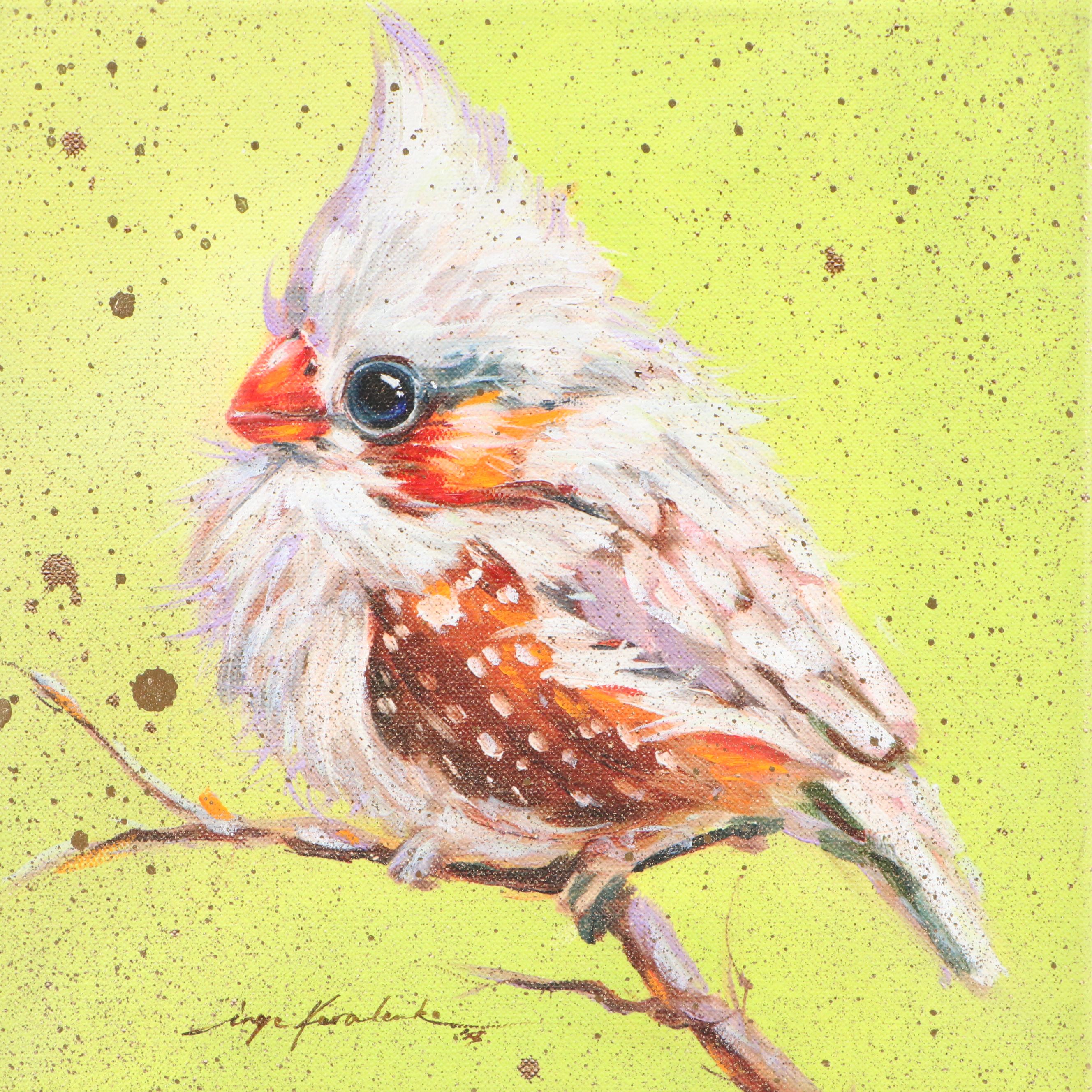 Inga Kovalenko Oil Painting of Bird, 2025