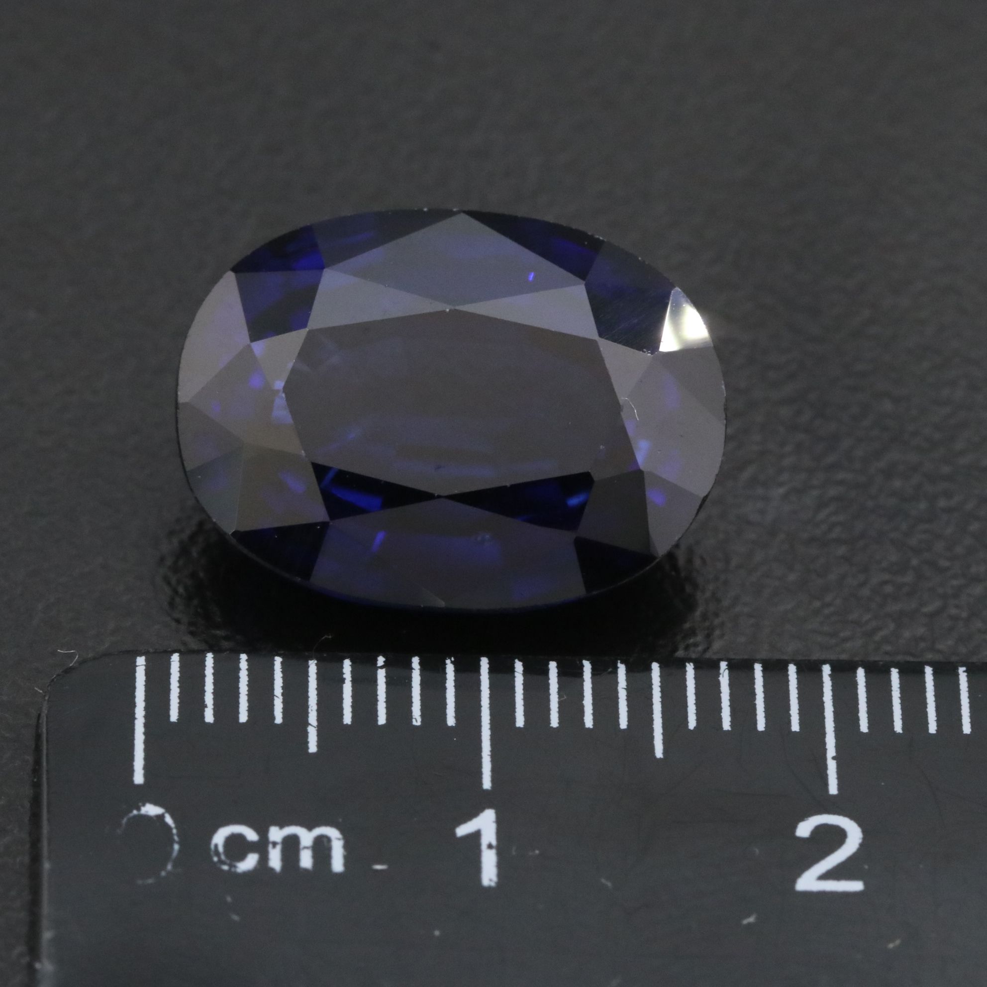 Loose 12.54 CT Lab Grown Sapphire