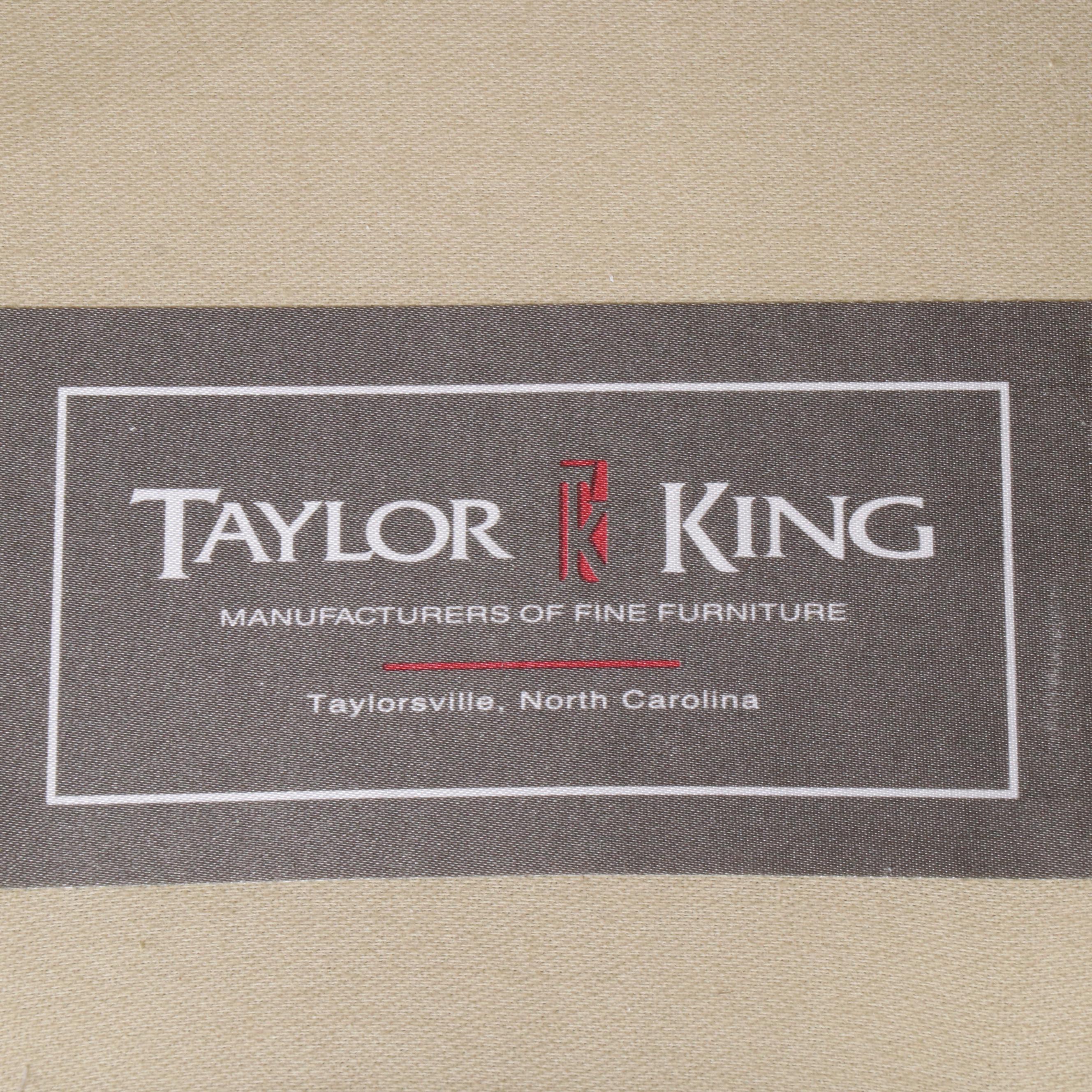 Taylor & King Brocade Upholstered Lounge Chair