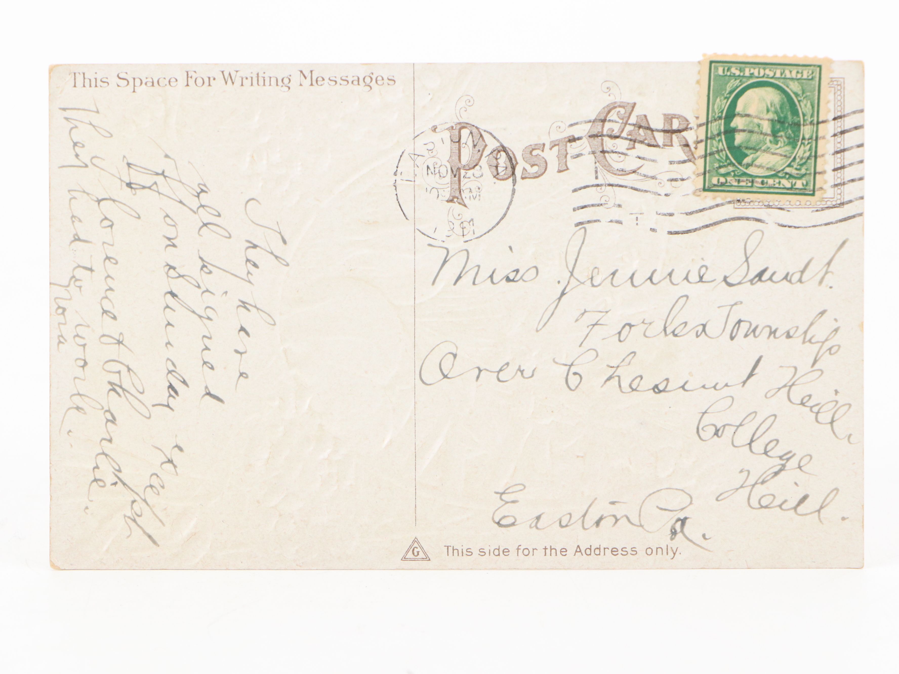 Rachael Tuck & Sons with Other Thanksgiving Postcards, Early 20th Century