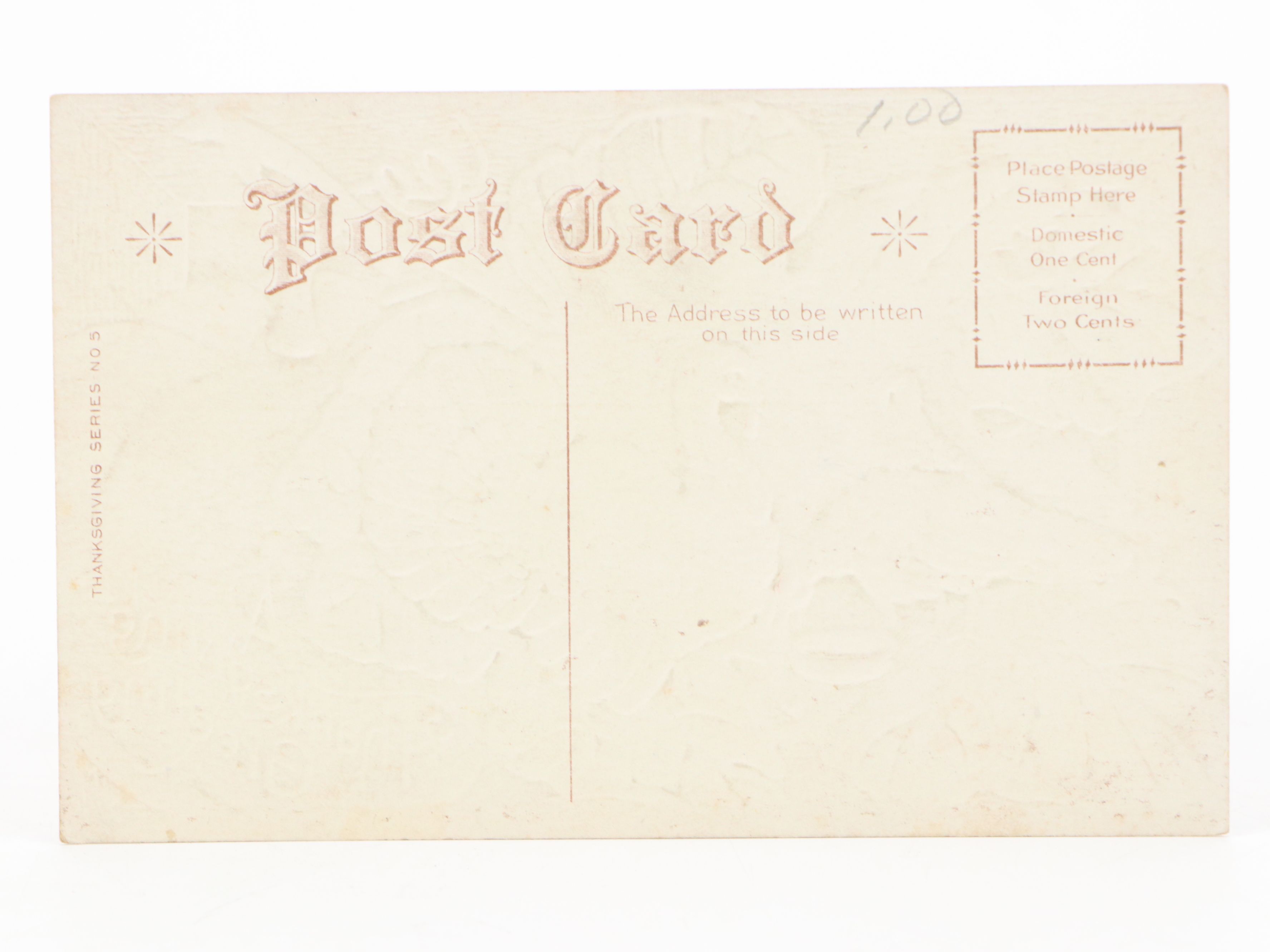 Rachael Tuck & Sons with Other Thanksgiving Postcards, Early 20th Century