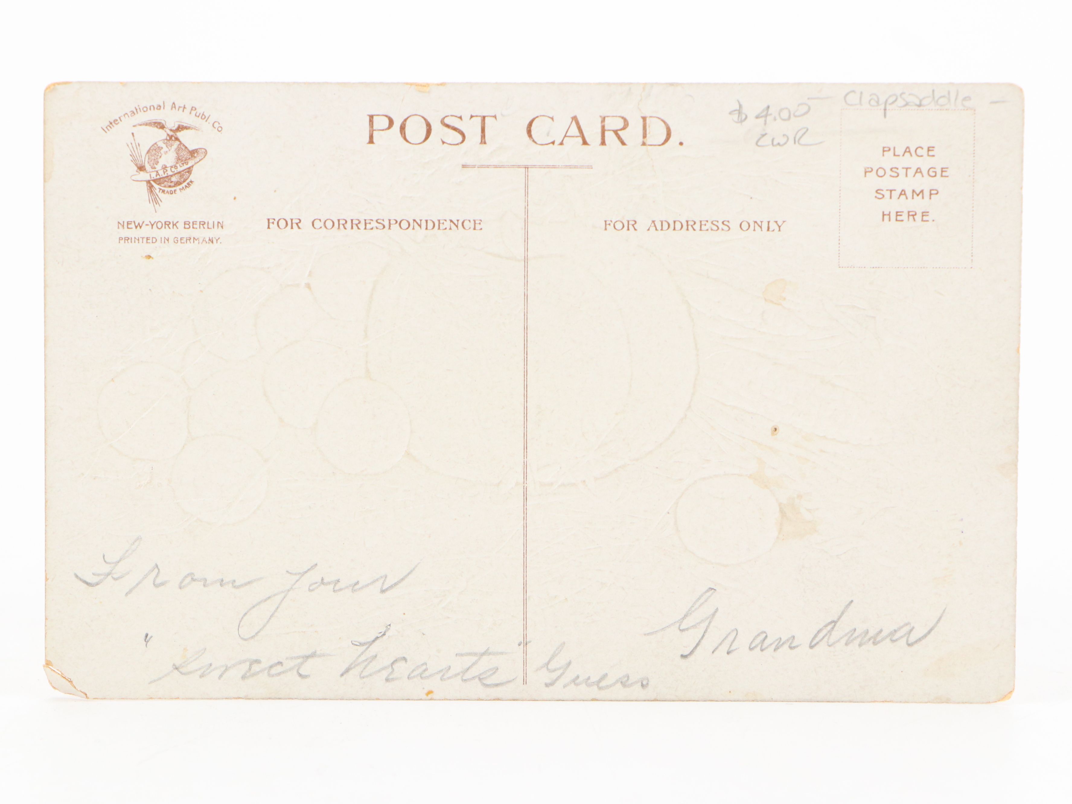 Rachael Tuck & Sons with Other Thanksgiving Postcards, Early 20th Century