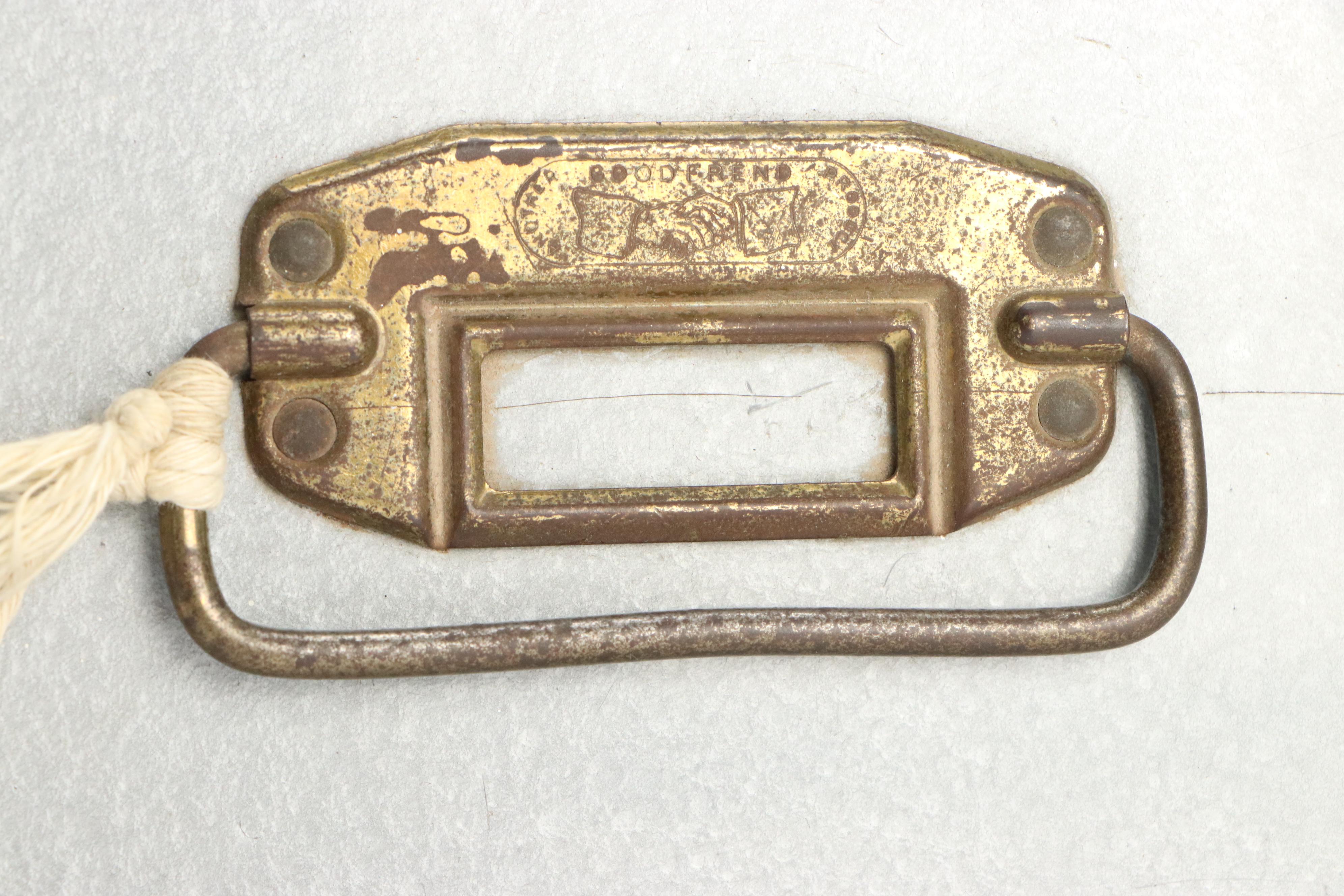 Goodfrend Metal Filing Box with Key and Vintage Bernz-O-Matic Toolbox