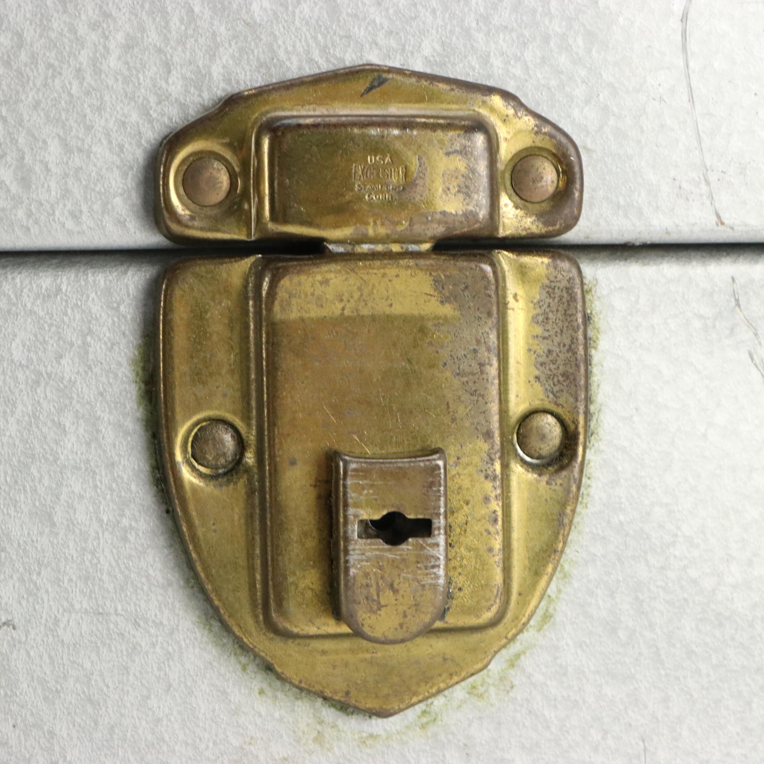 Goodfrend Metal Filing Box with Key and Vintage Bernz-O-Matic Toolbox