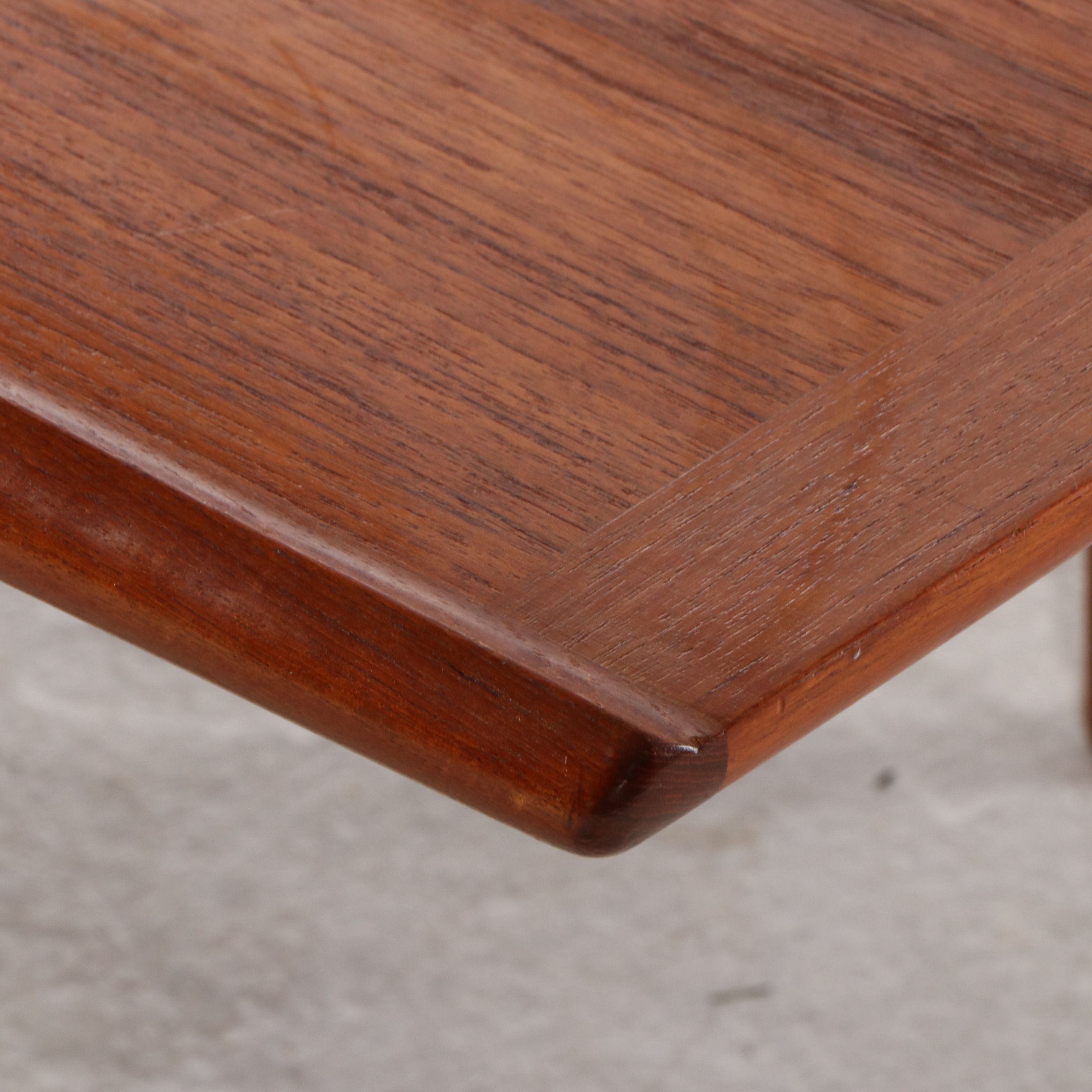 Grete Jalk for Glostrup Danish Modern Teak Surfboard Coffee Table, Late 20th C.