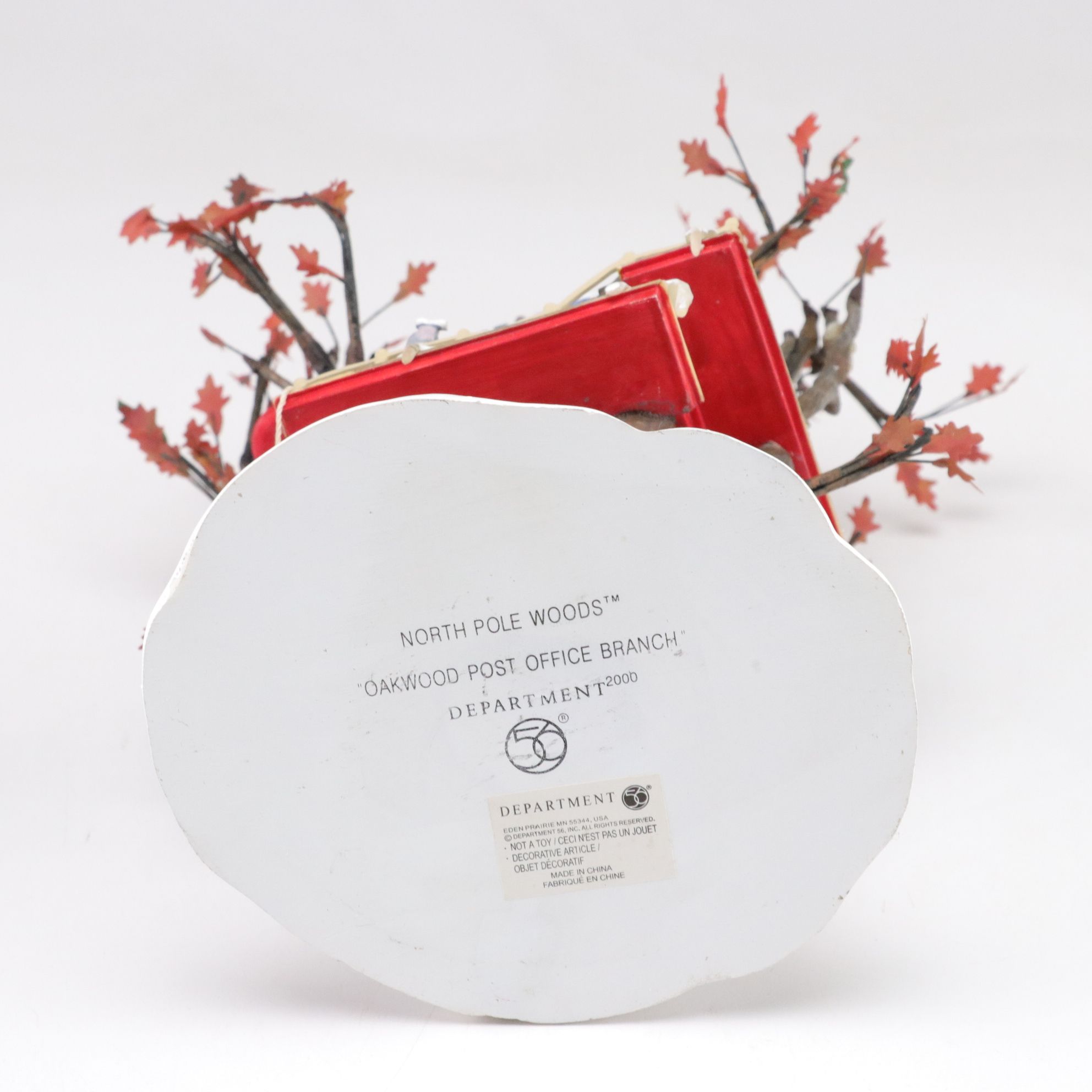 Department 56 "Oakwood Post Office Branch" and More North Pole Woods Village