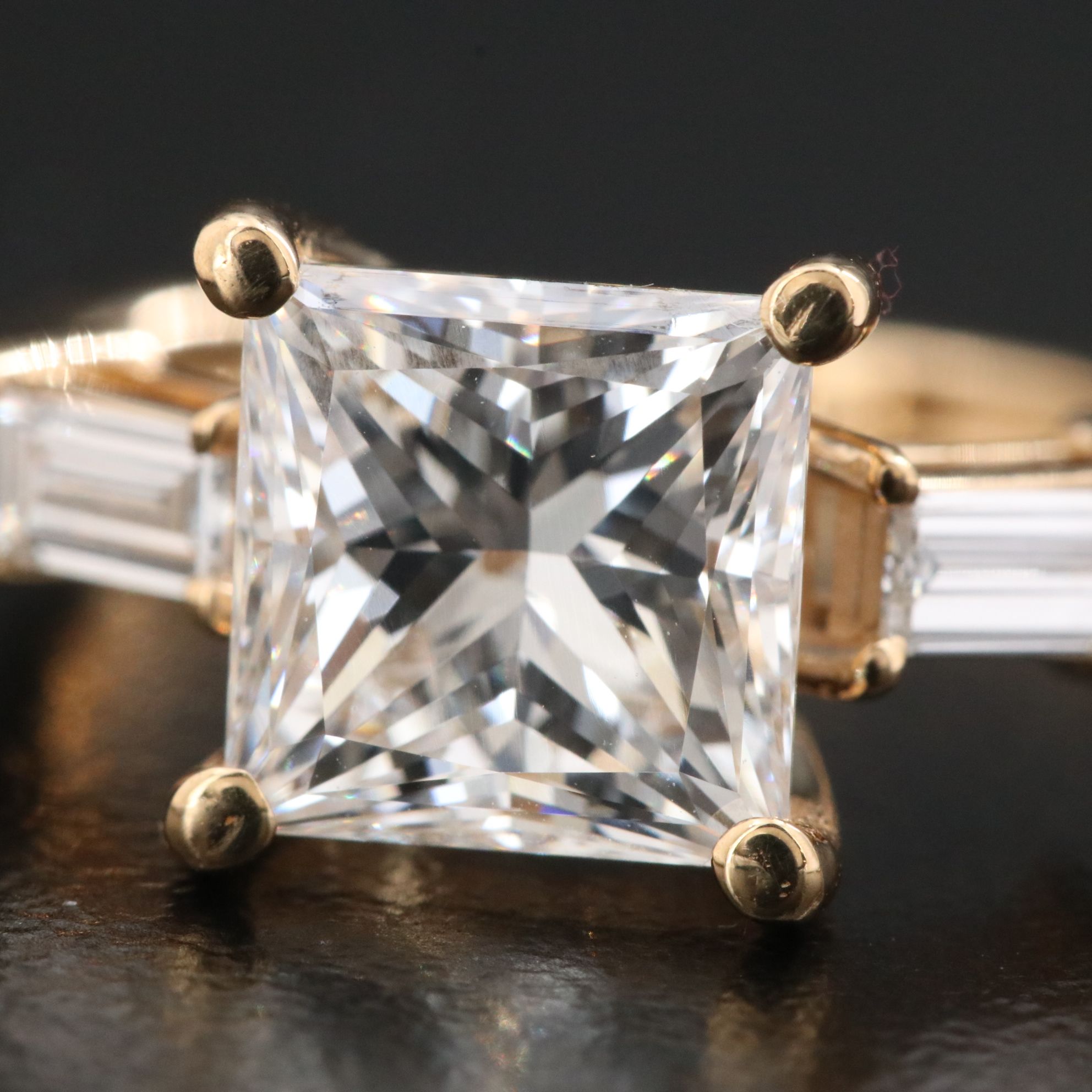 18K 2.94 CTW Lab Grown Diamond Ring with IGI Report