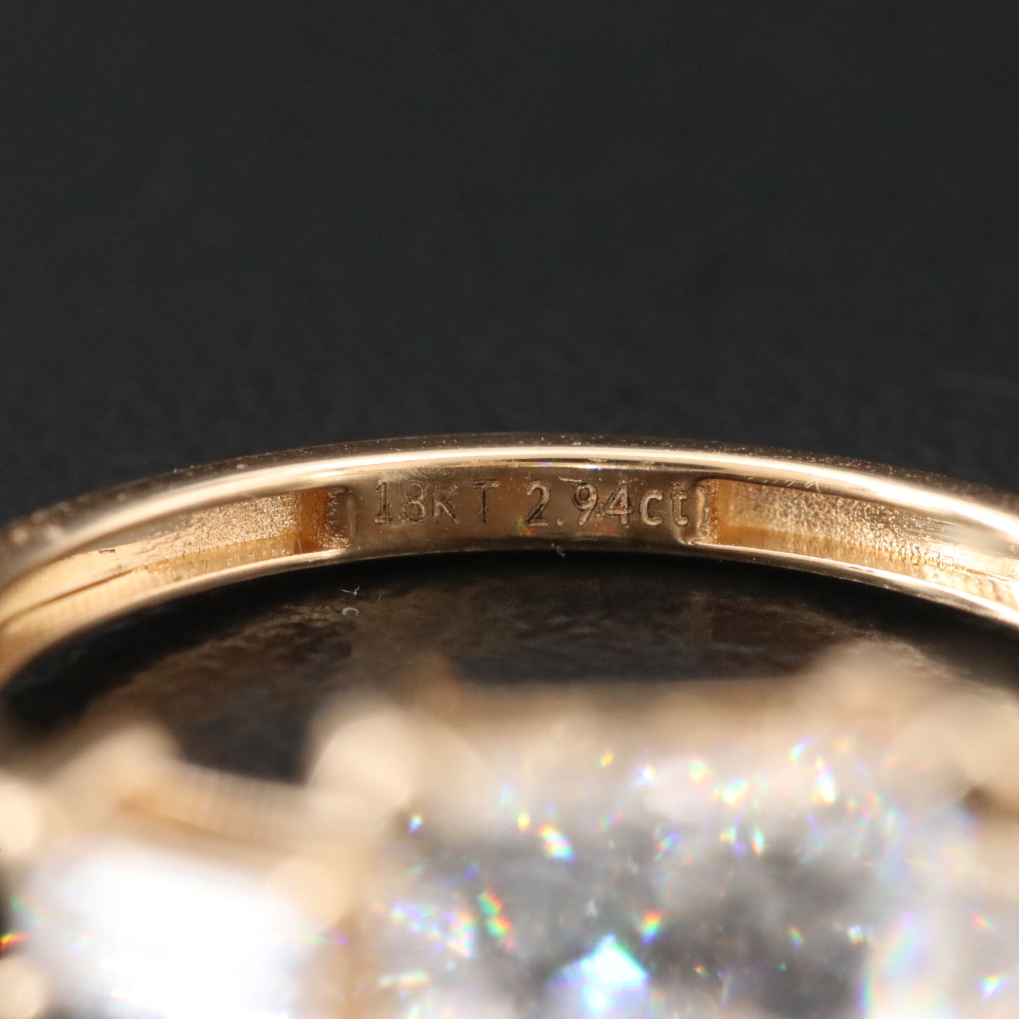 18K 2.94 CTW Lab Grown Diamond Ring with IGI Report