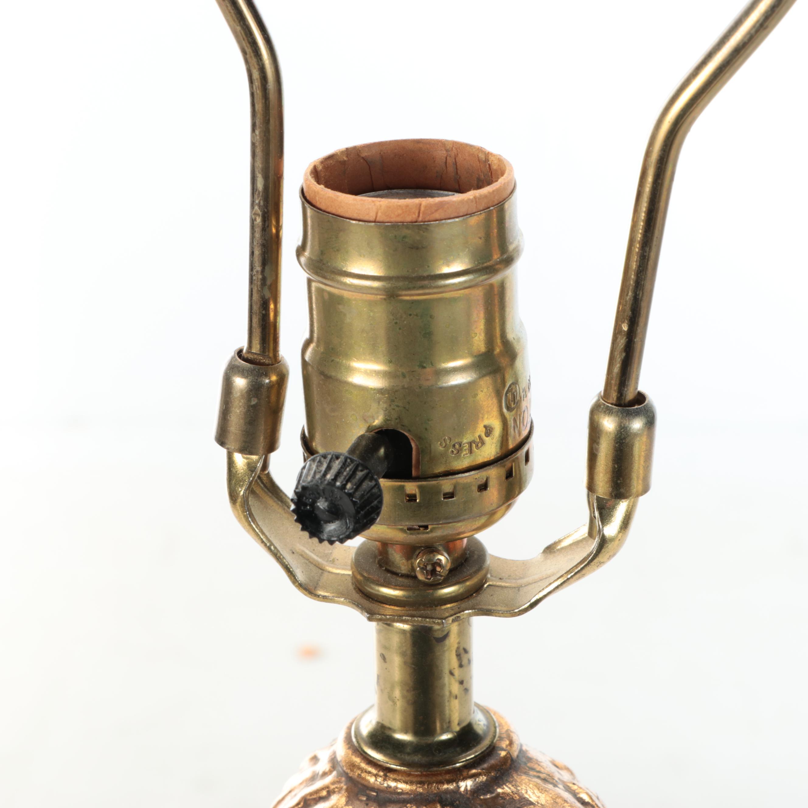 Neoclassical Style Lamp, Figure of Boy After Hippolyte-François Moreau