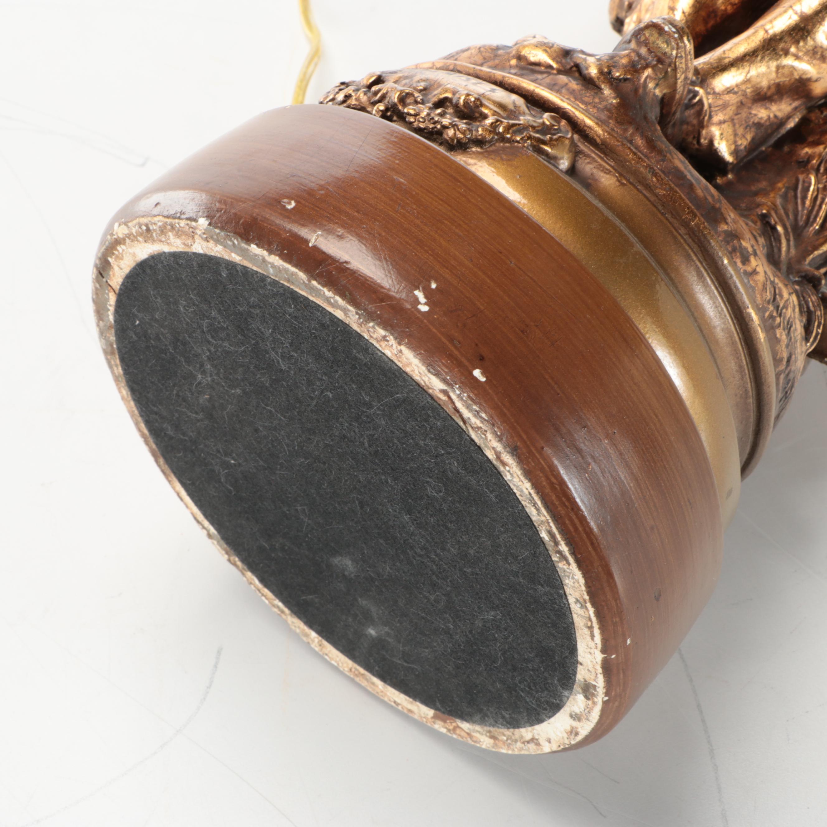 Neoclassical Style Lamp, Figure of Boy After Hippolyte-François Moreau