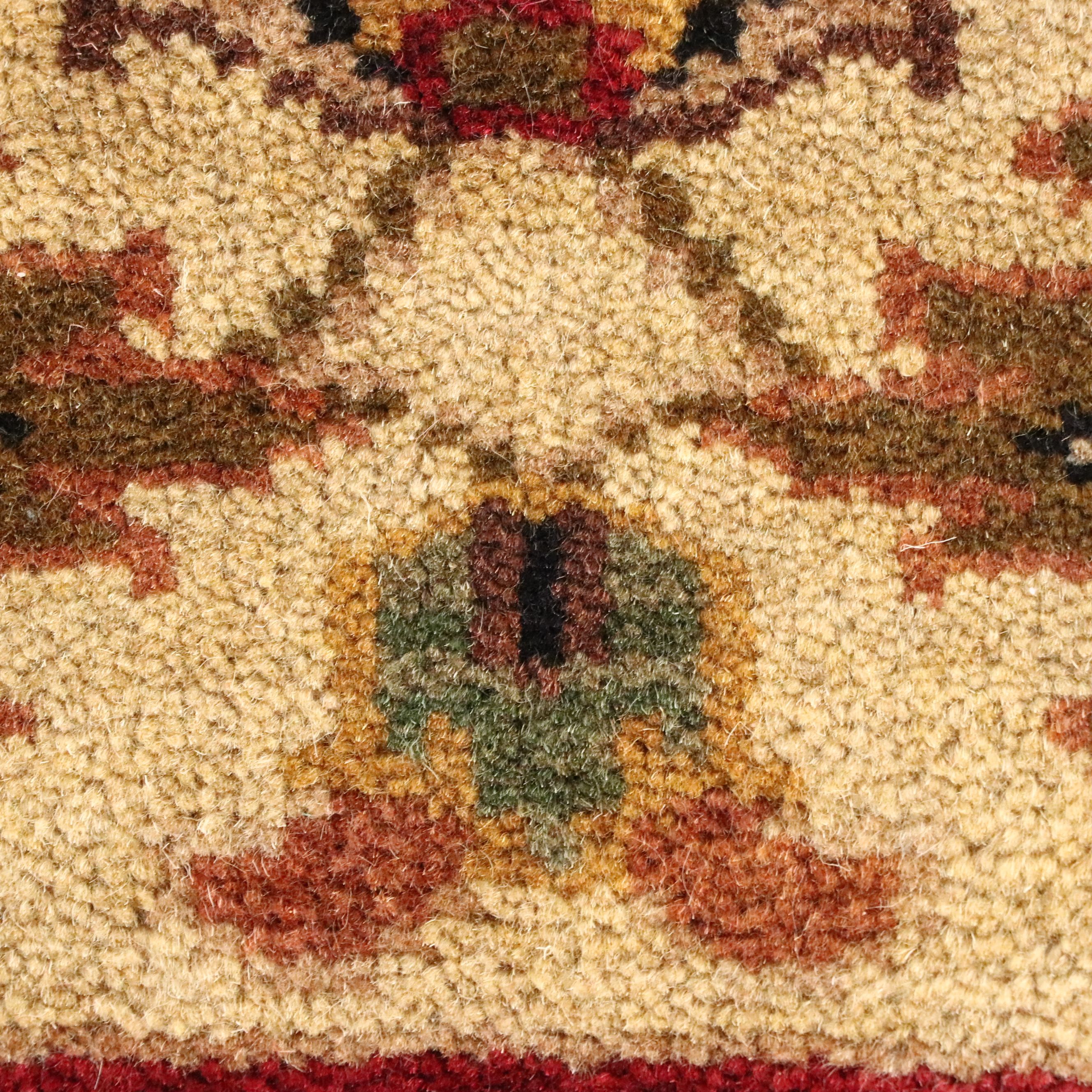 2'6 x 4'3 Hand-Knotted Indian Agra Accent Rug