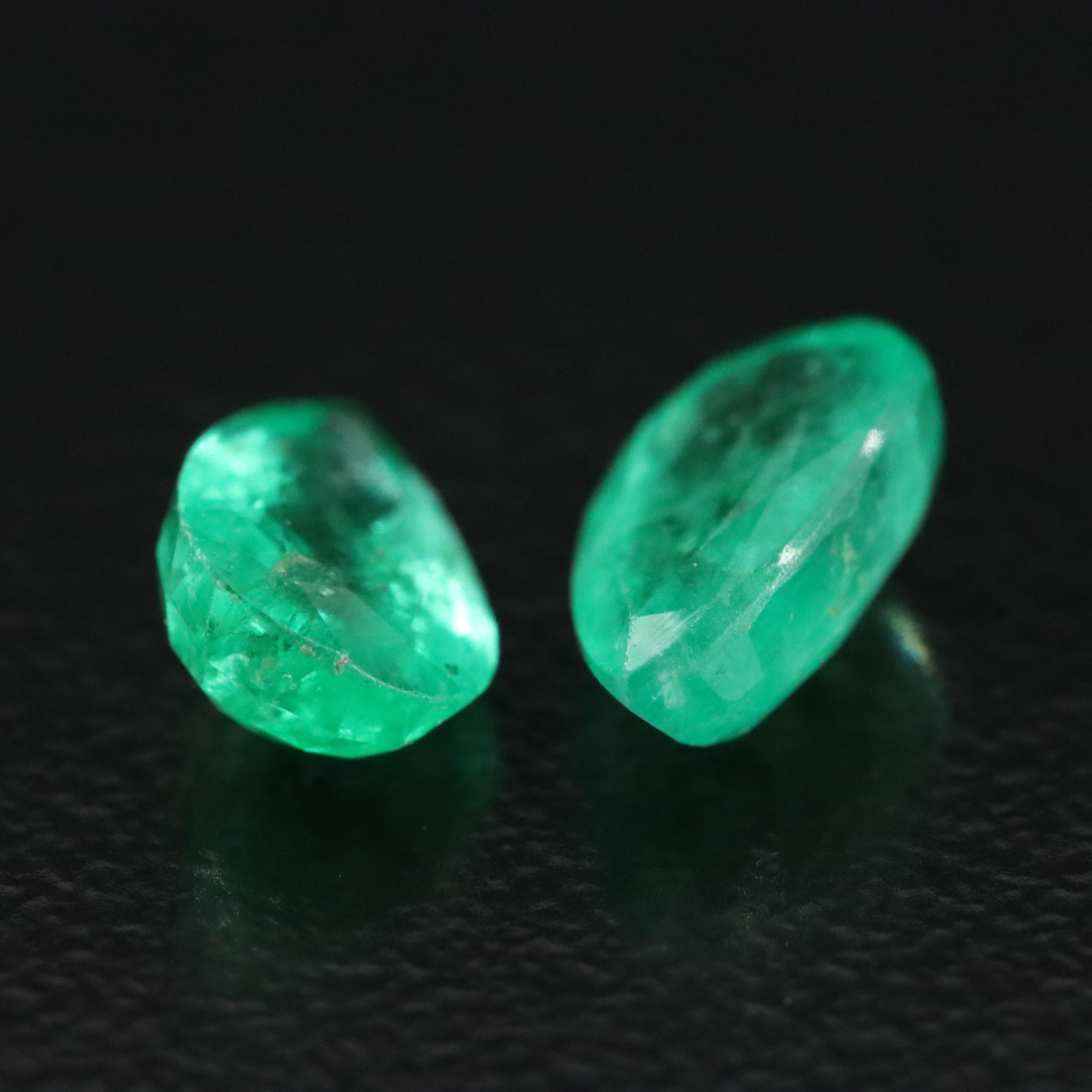 Loose 1.72 CTW Emeralds
