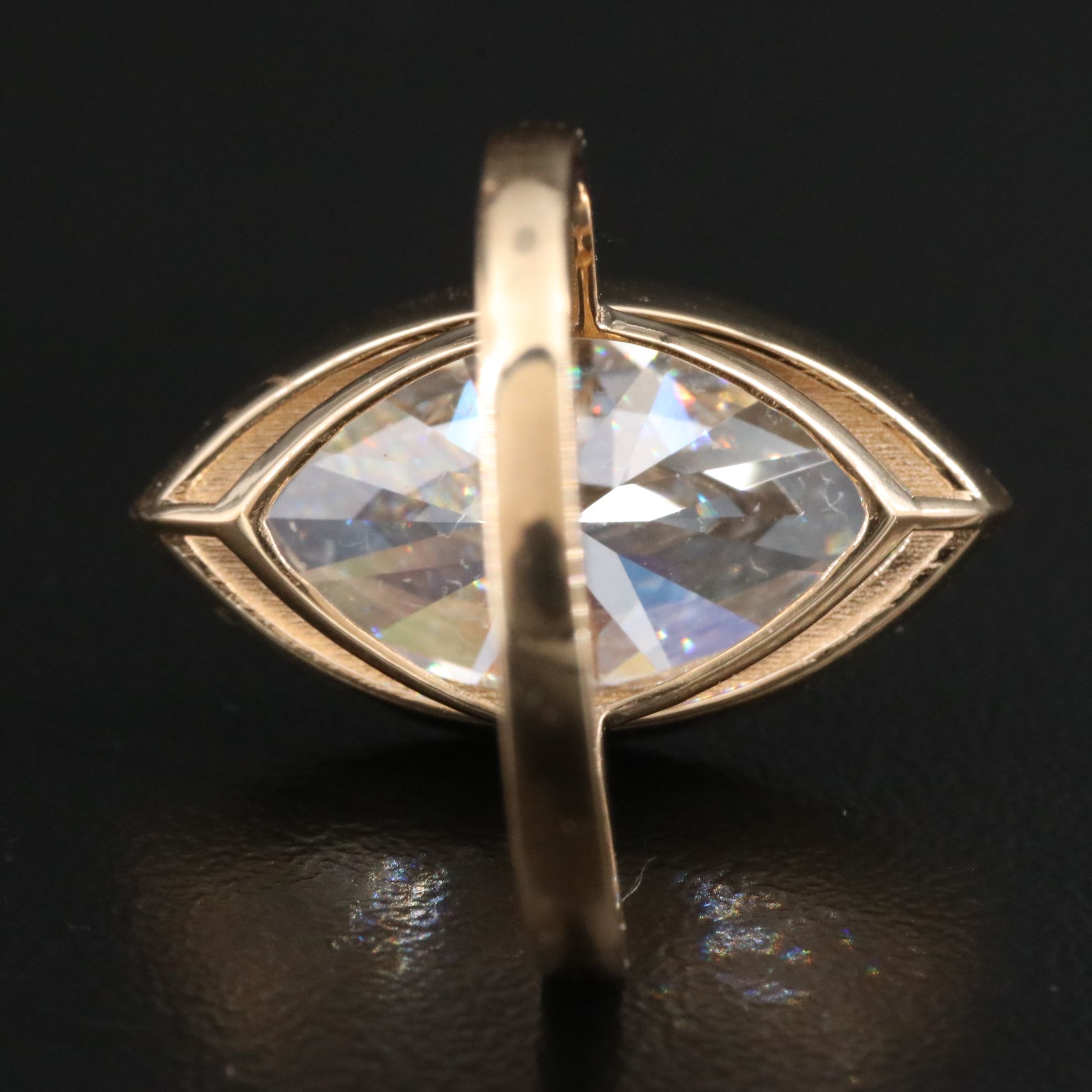 18K 8.04 CT Lab Grown Diamond Solitaire Ring with IGI Report