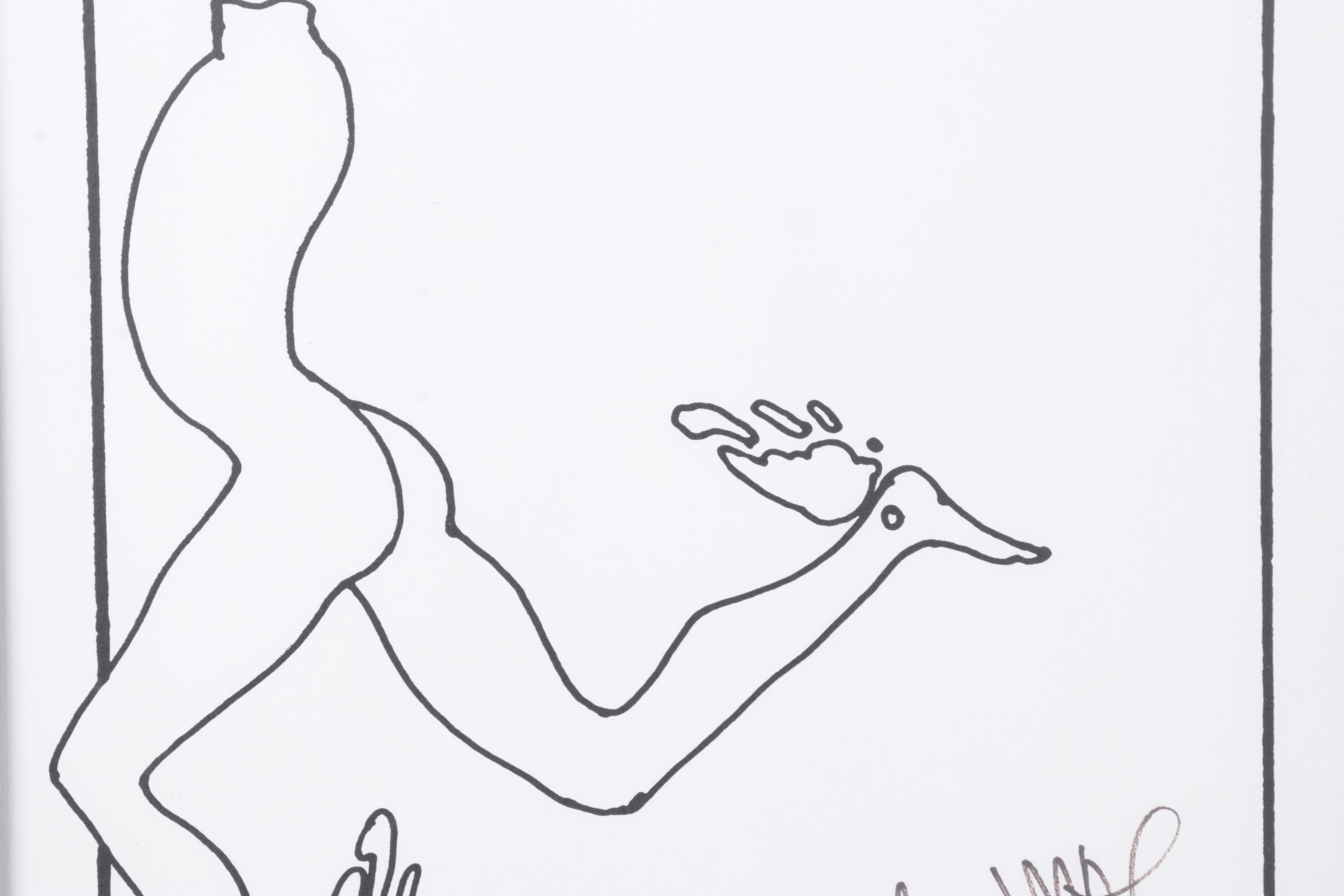 Peter Max Figure Serigraph "Runner", 1974