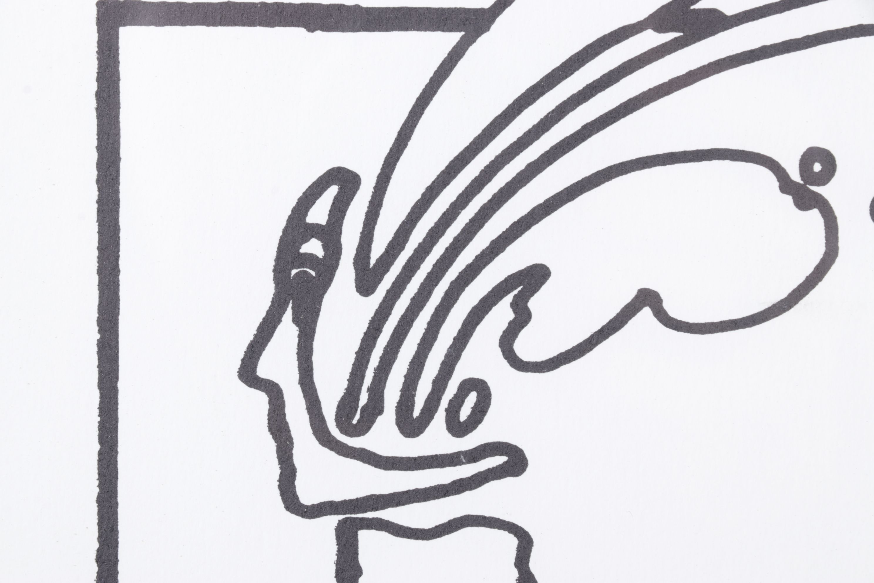 Peter Max Figure Serigraph "Runner", 1974