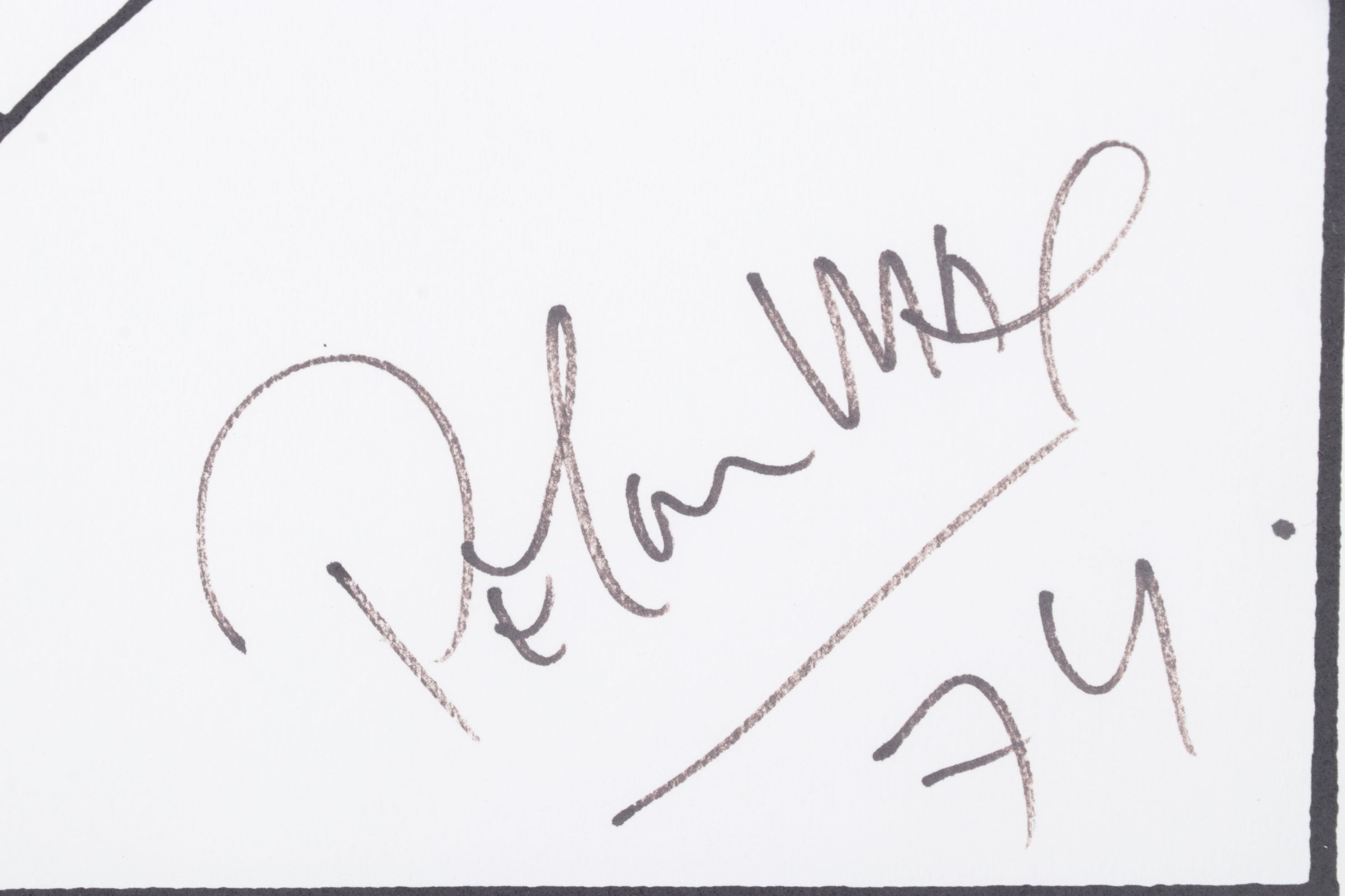 Peter Max Figure Serigraph "Runner", 1974