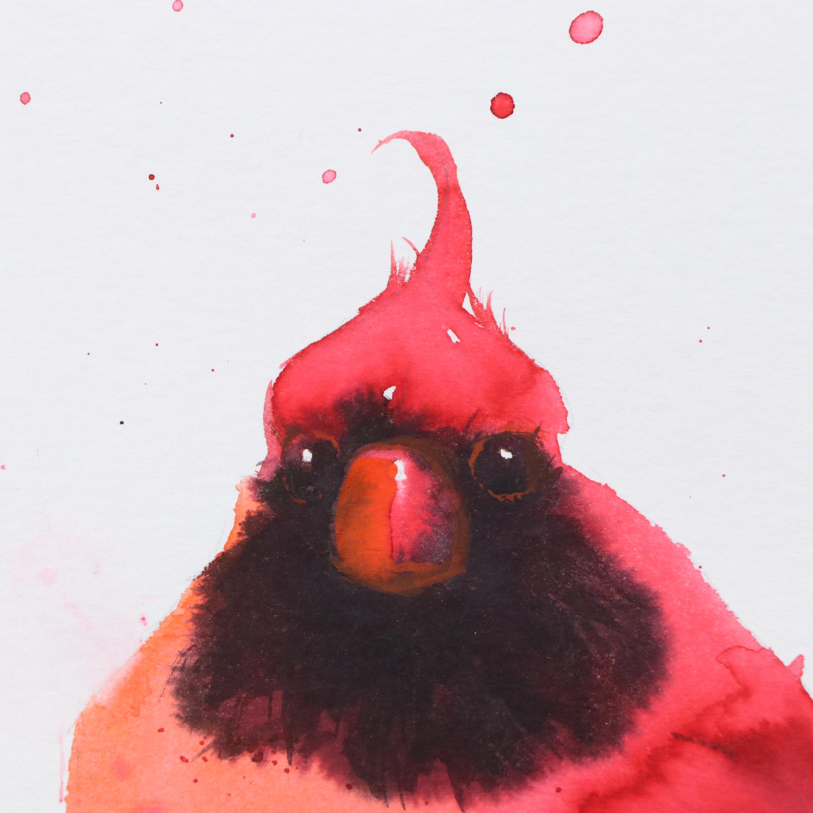 Inga Kovalenko Watercolor Painting of Bird, 2025