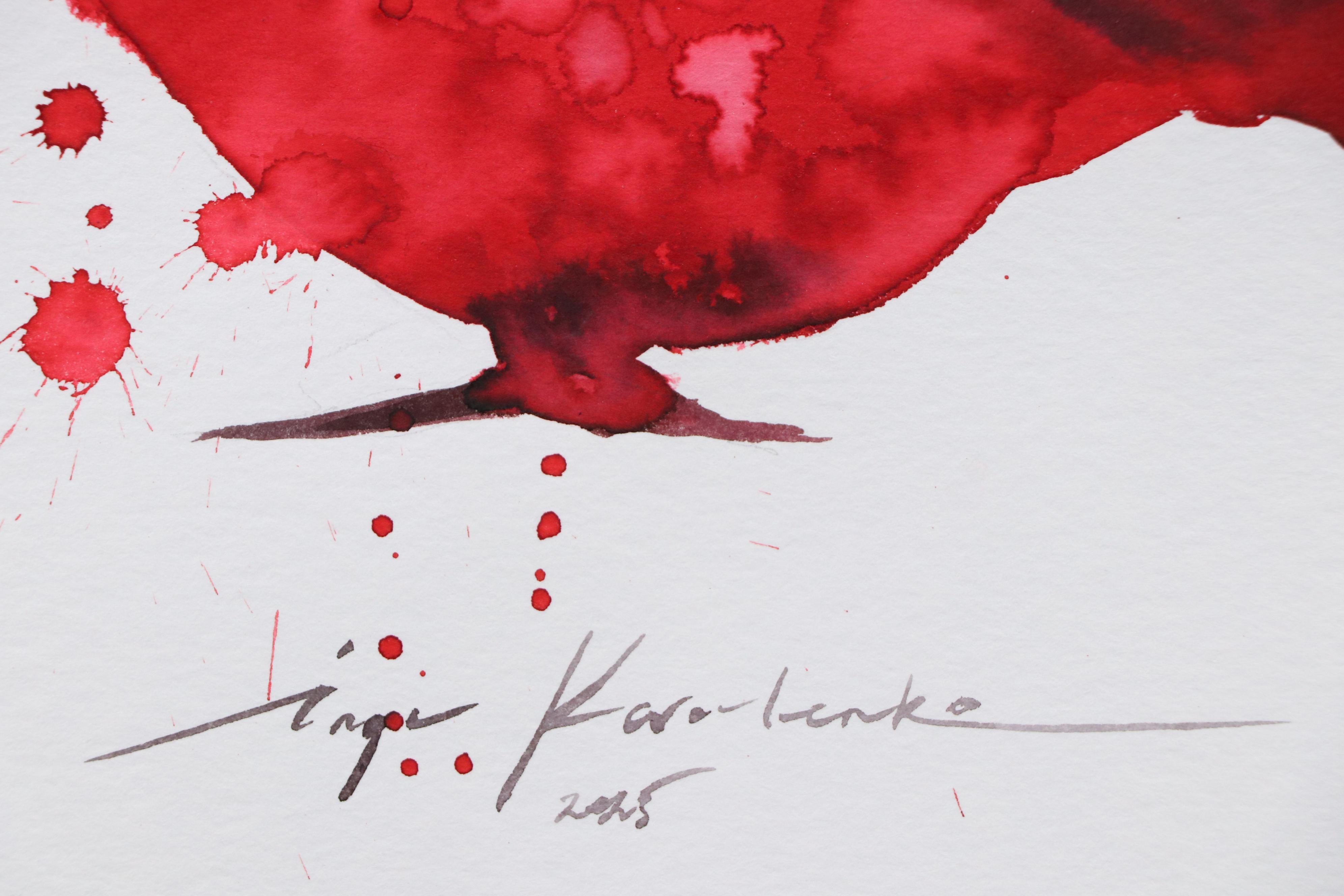 Inga Kovalenko Watercolor Painting of Bird, 2025