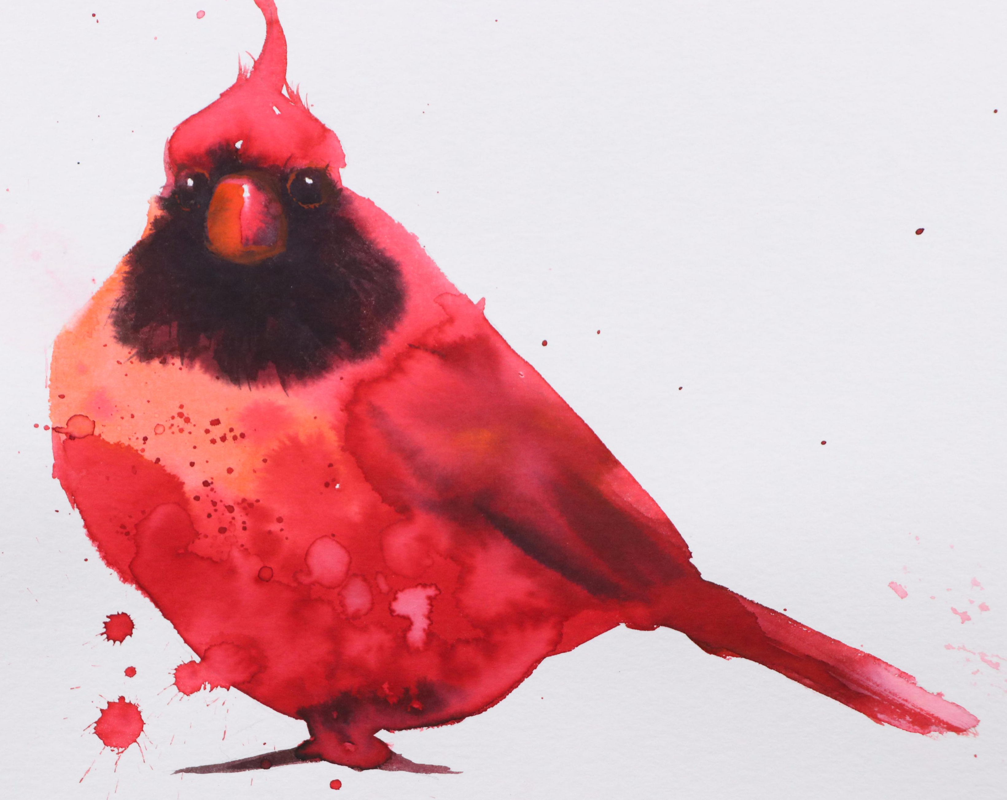 Inga Kovalenko Watercolor Painting of Bird, 2025