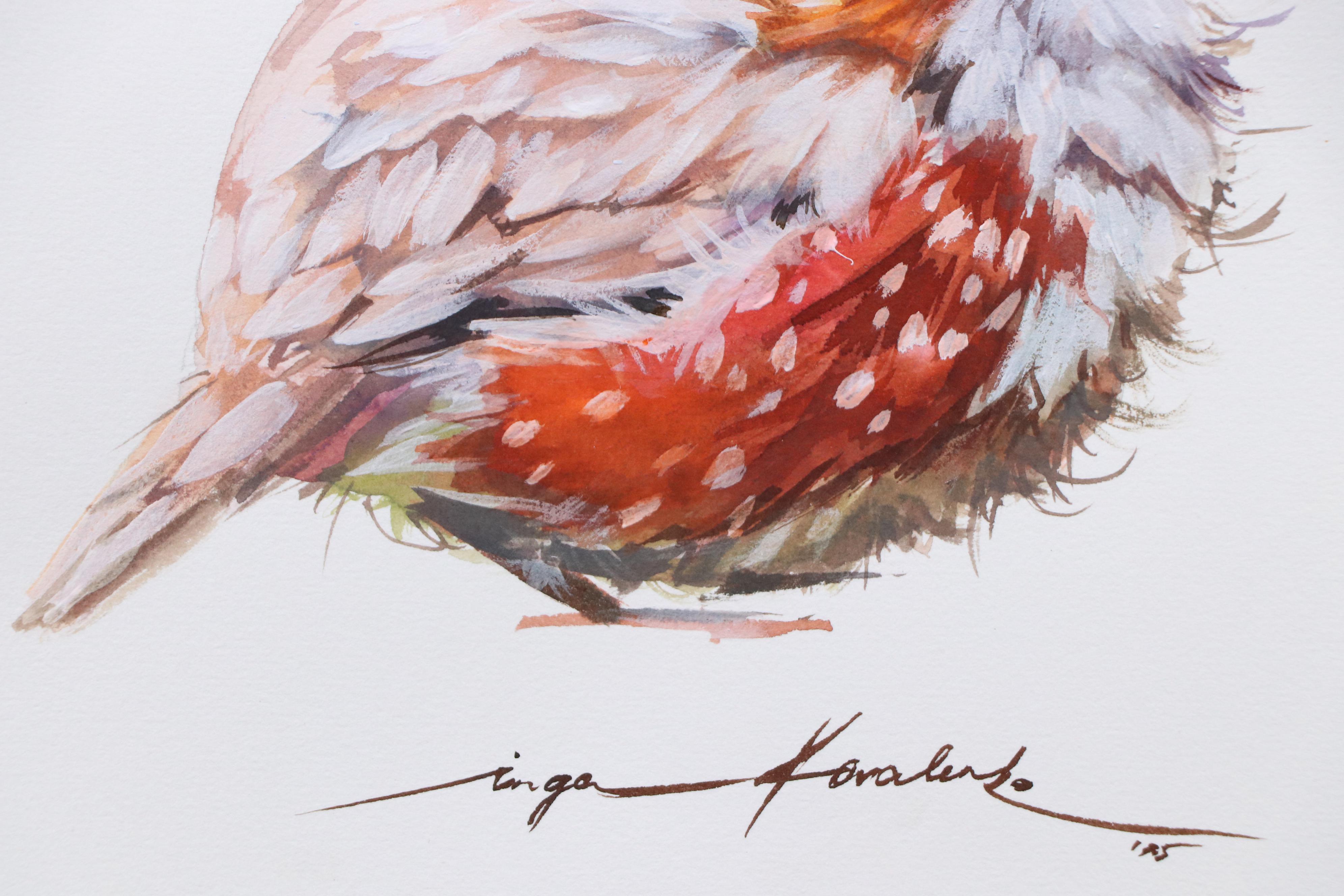 Inga Kovalenko Watercolor Painting of Bird, 2025
