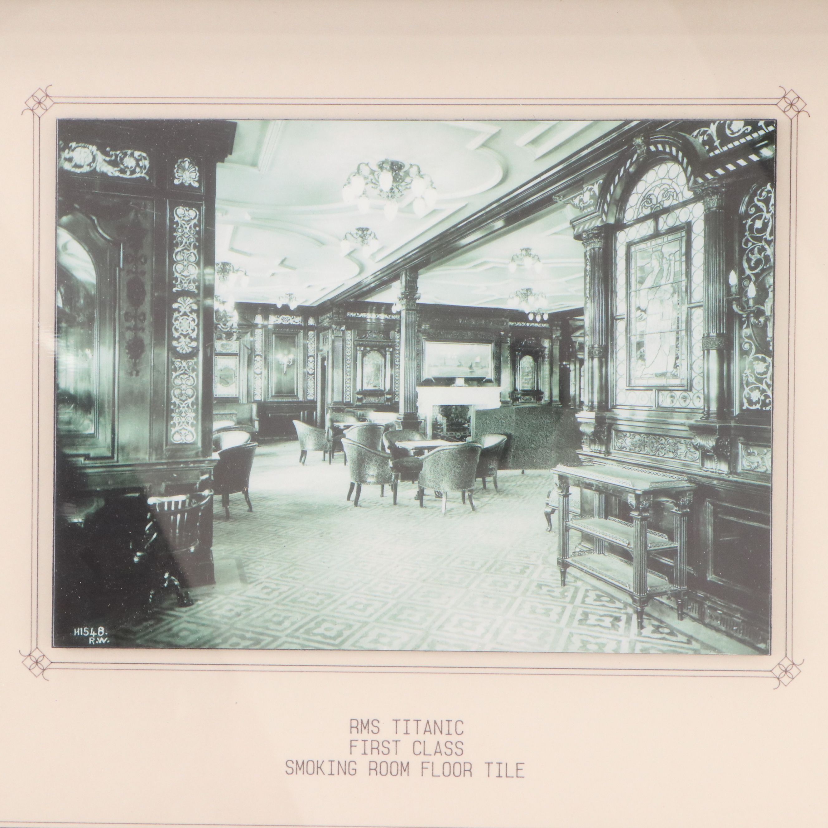 RMS Titanic First Class Smoking Room Floor Tile