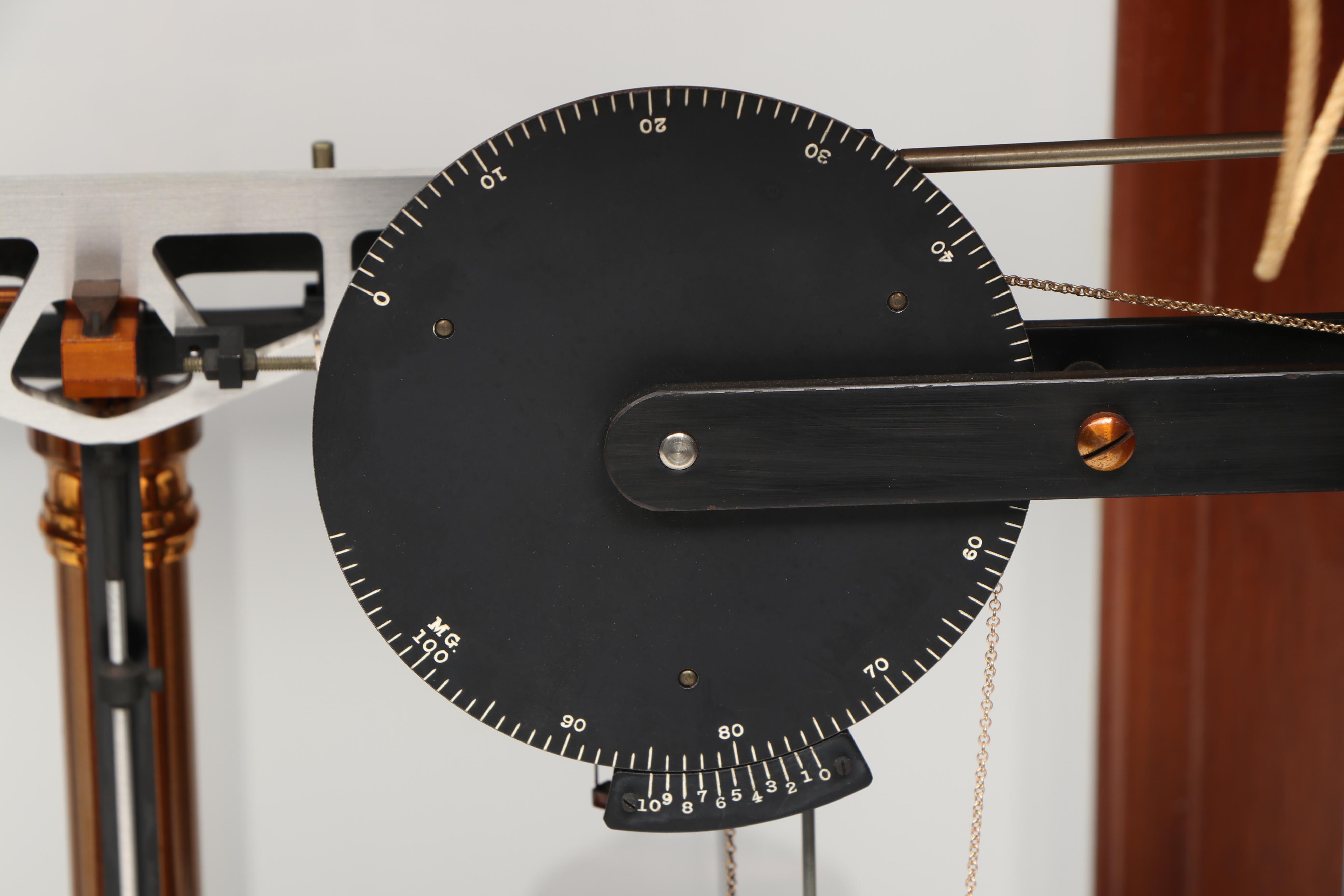 Christian Becker Analytic Scale with Weights, Early 20th Century