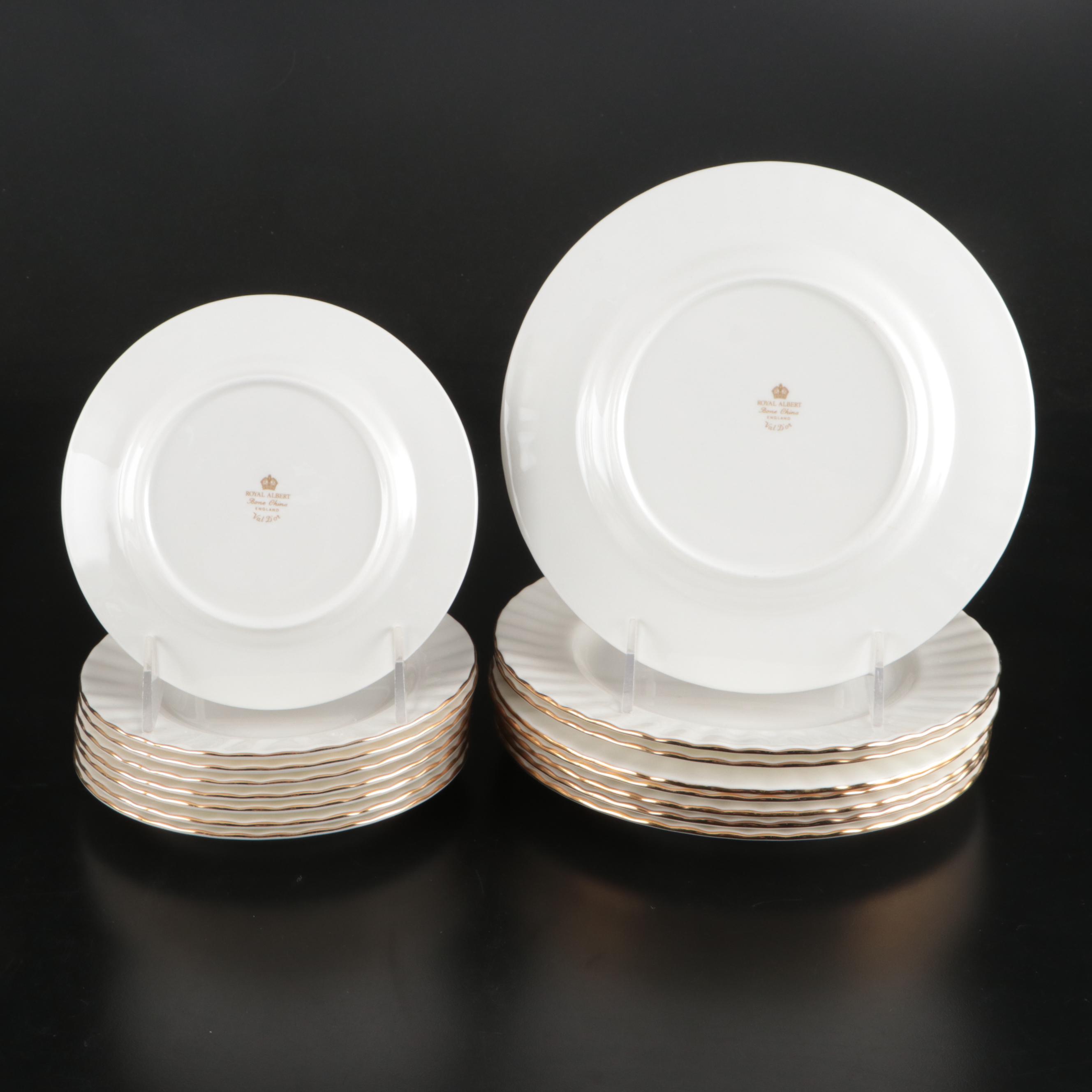 Royal Albert "Val D'Or" Gilt Rim Bone China Dinnerware, 1960–2009