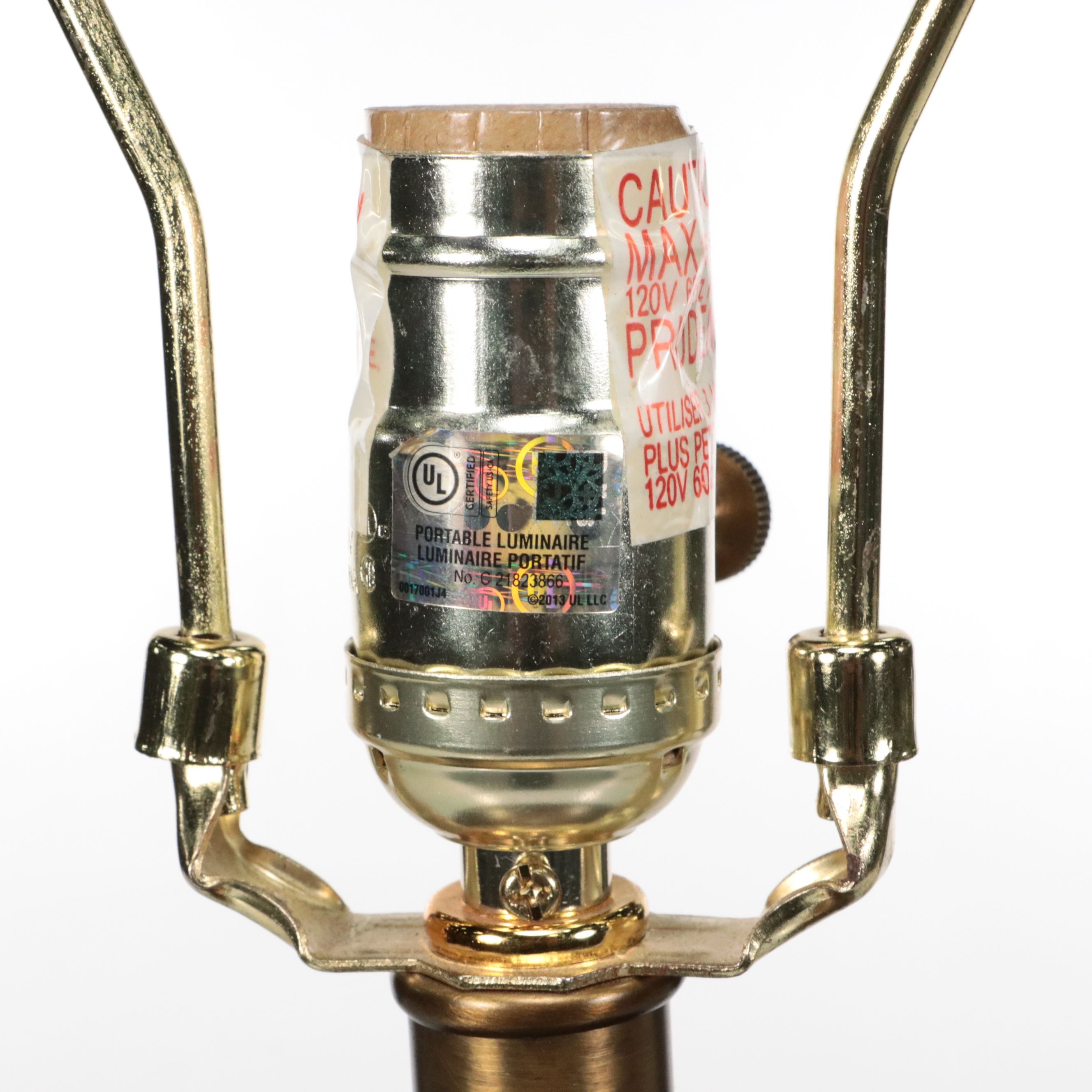 Currey & Company "Brushstroke" Ceramic Table Lamp with Fabric Shade