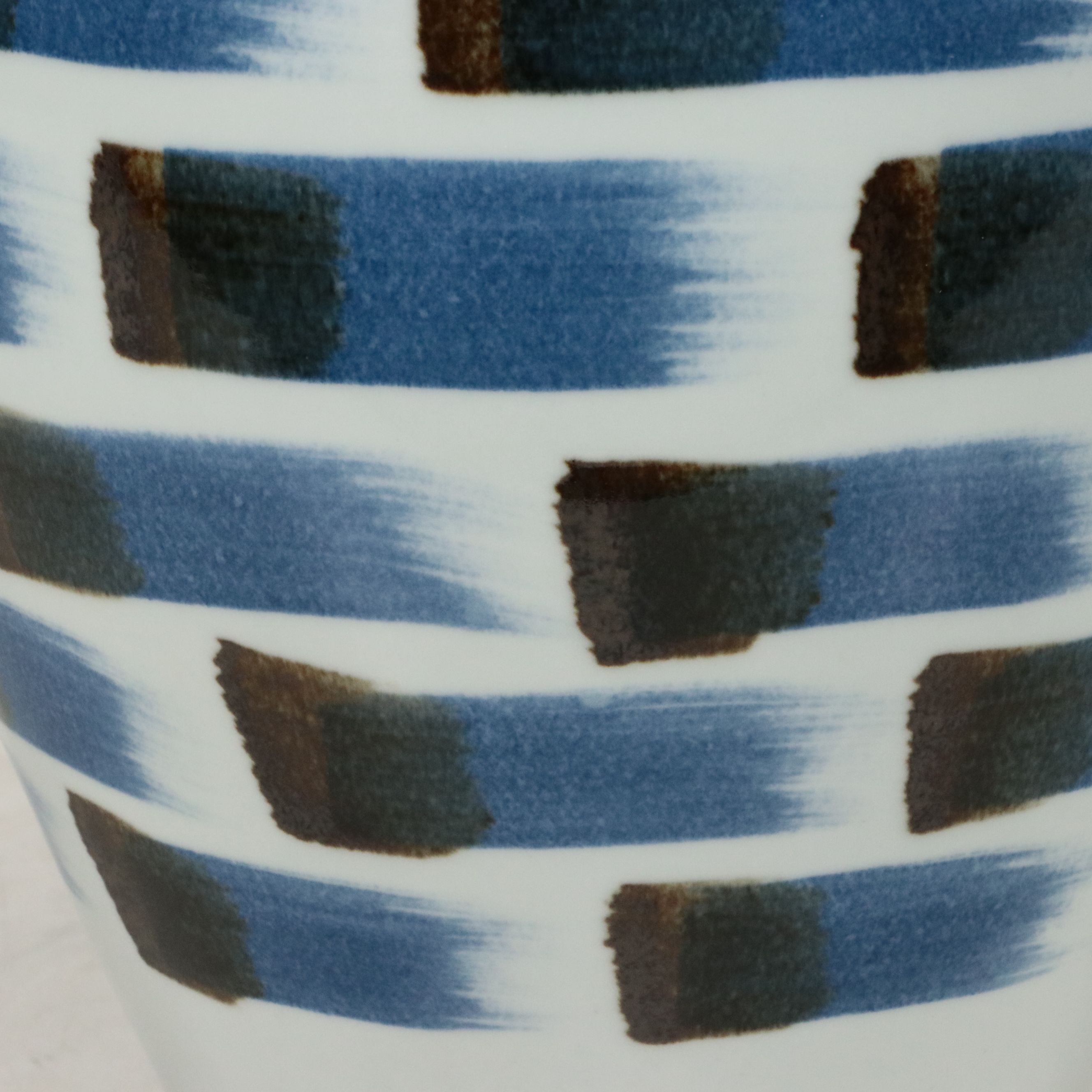 Currey & Company "Brushstroke" Ceramic Table Lamp with Fabric Shade