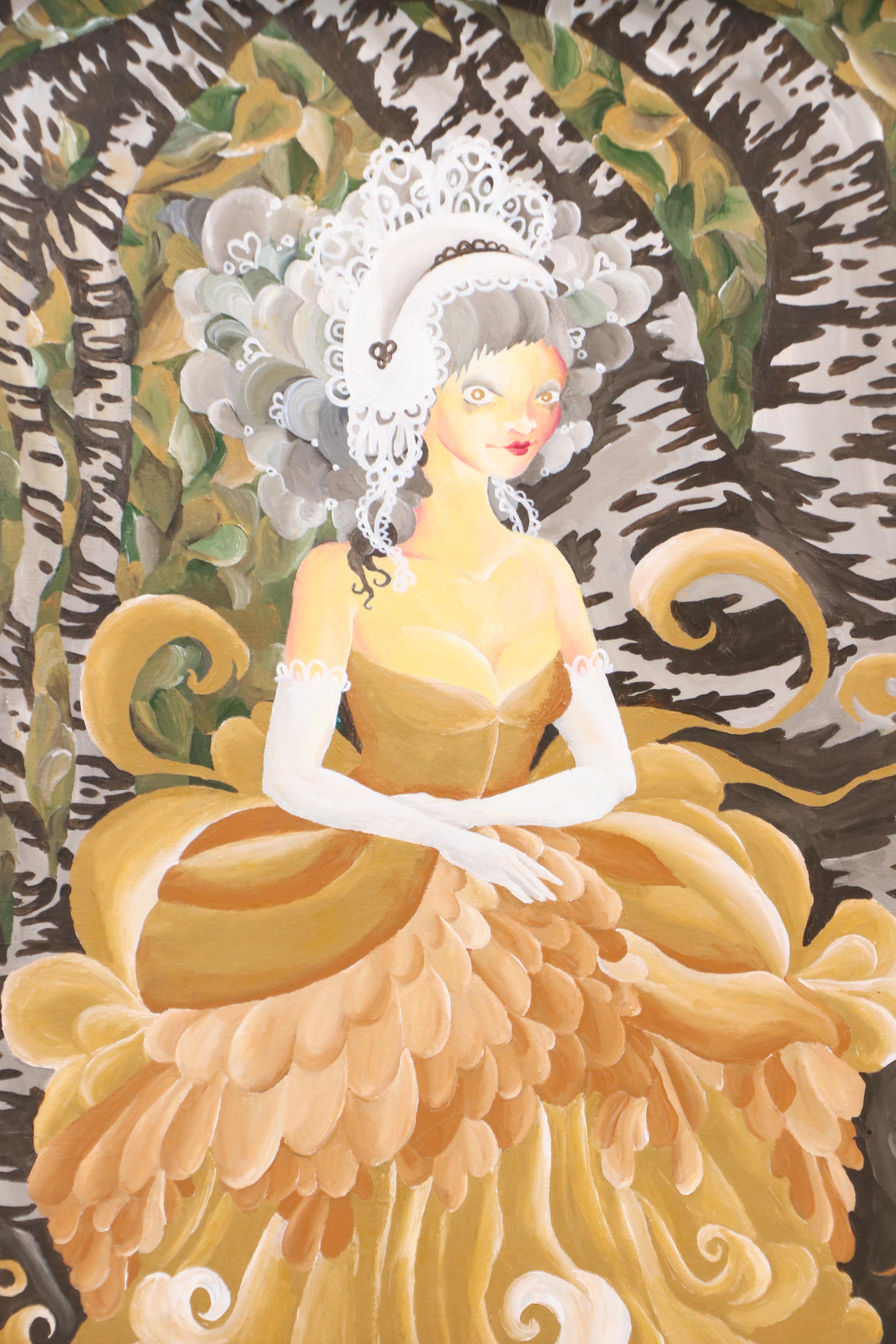 Faina Lorah Oil Painting "Lady of Victoria," 21st Century