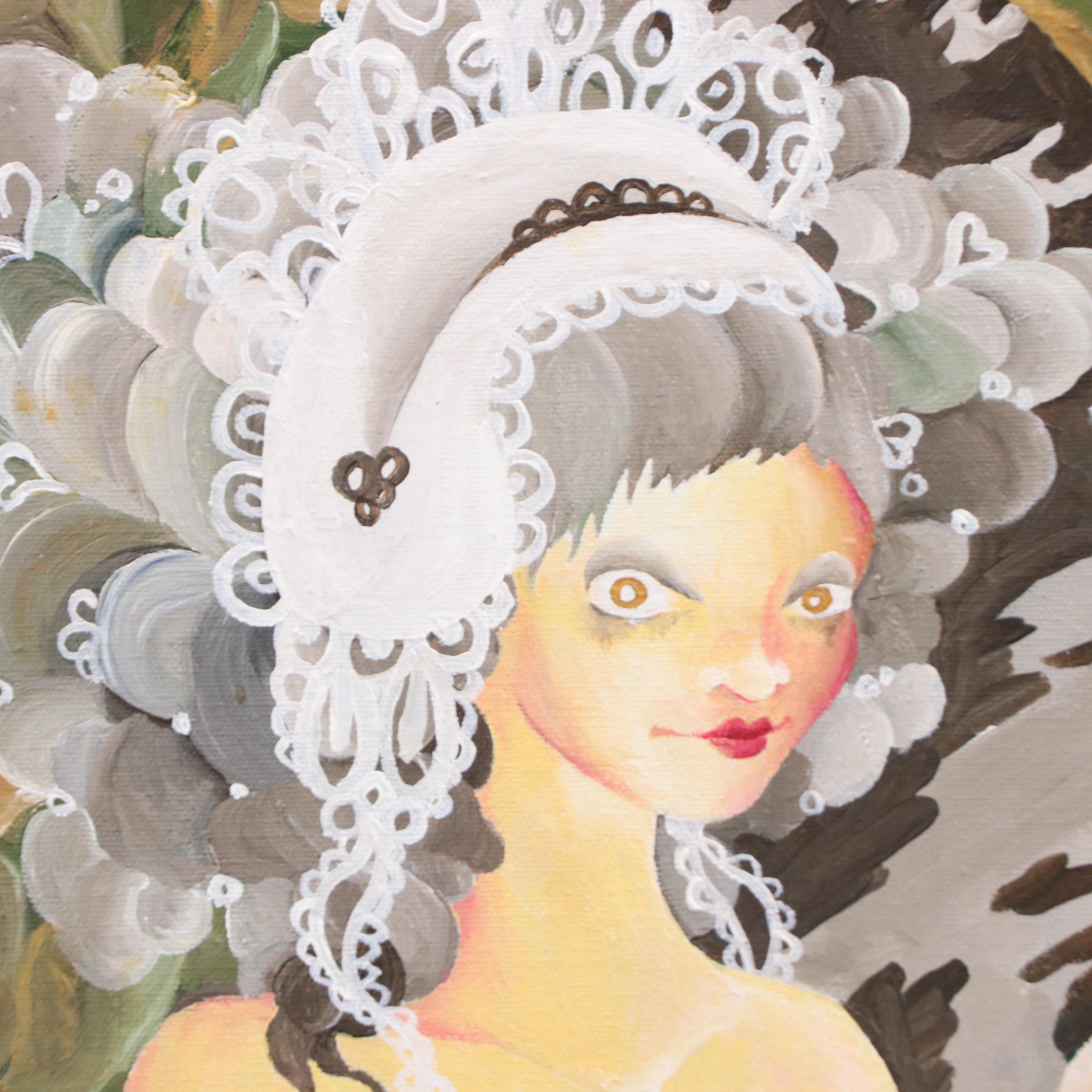 Faina Lorah Oil Painting "Lady of Victoria," 21st Century