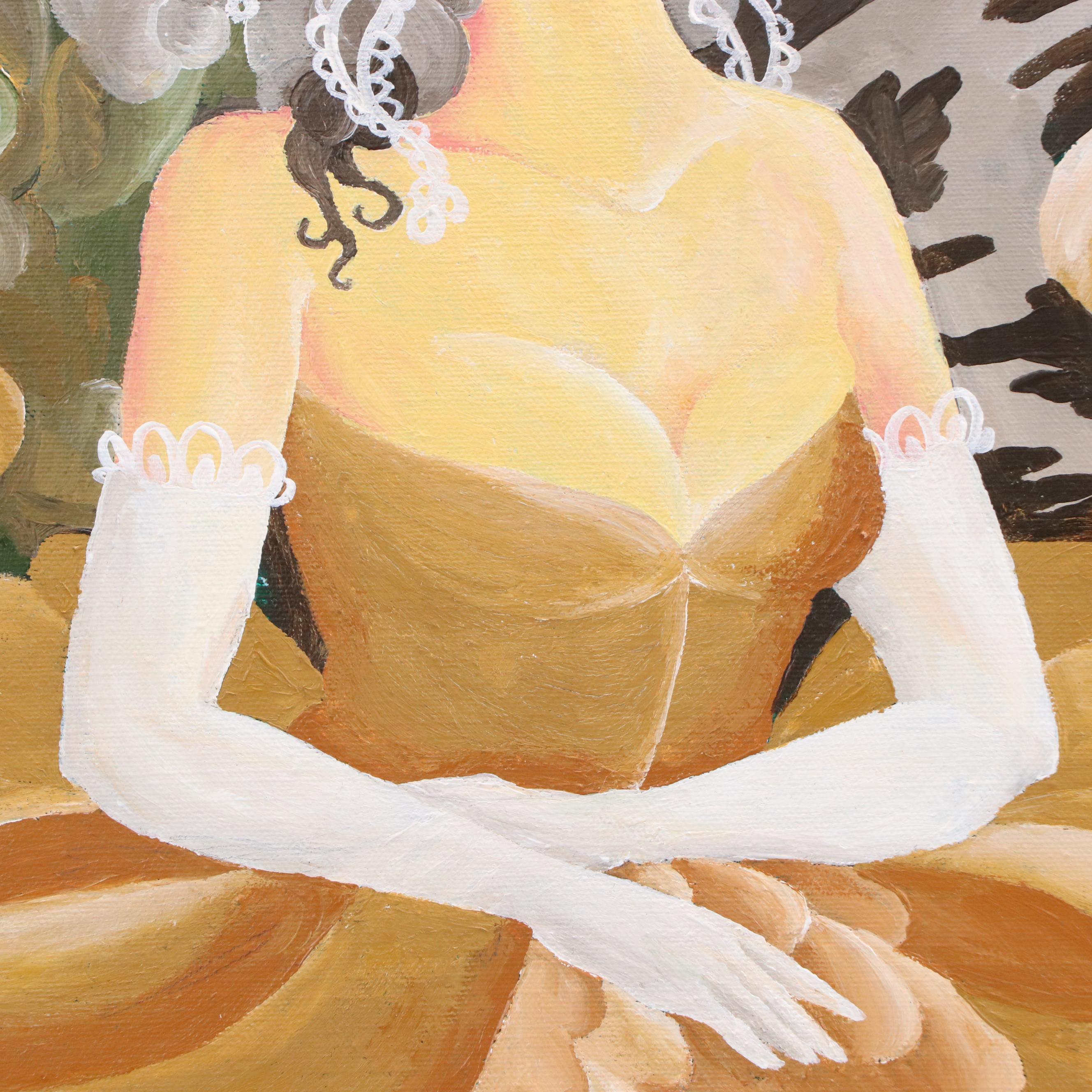 Faina Lorah Oil Painting "Lady of Victoria," 21st Century