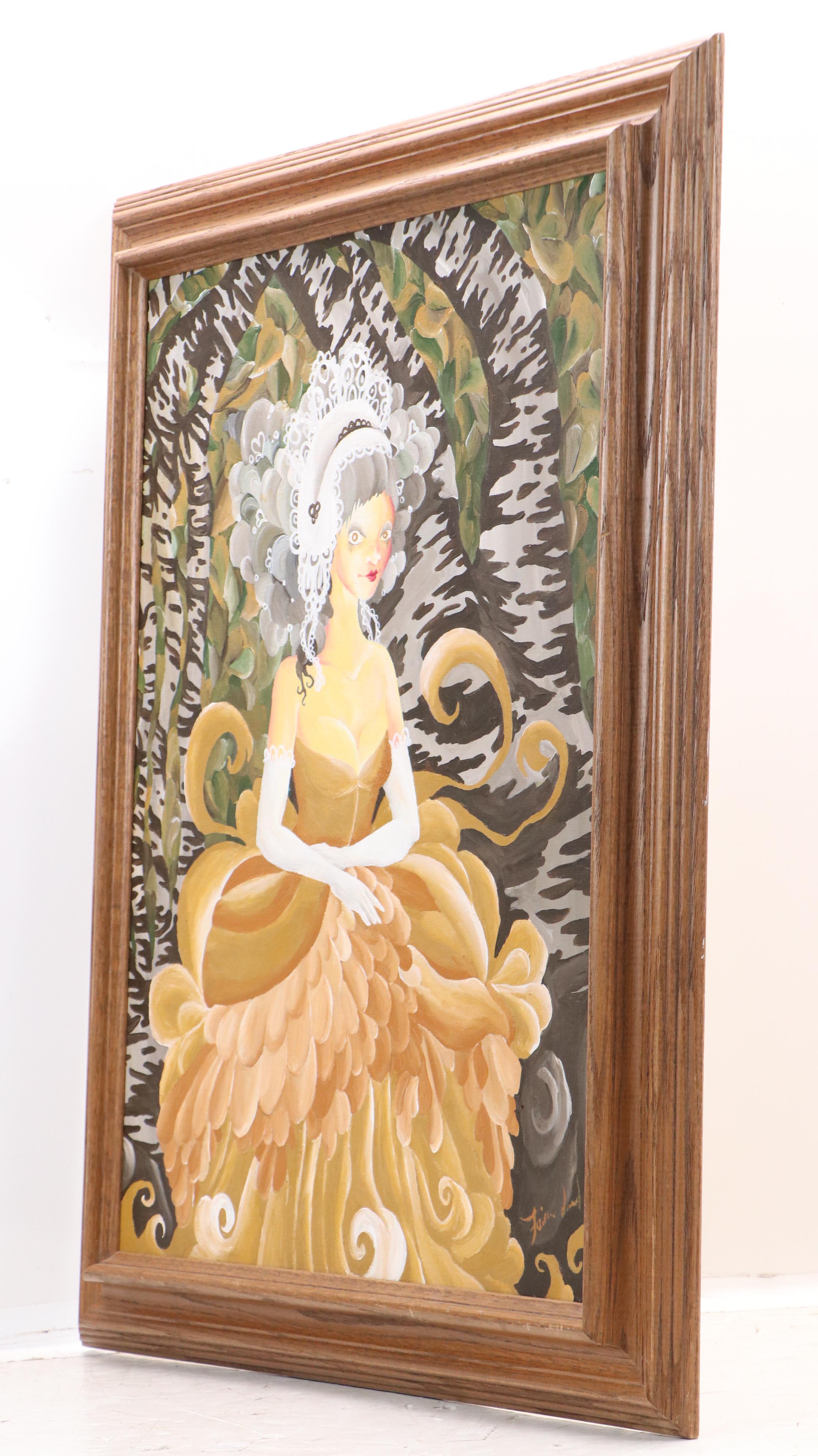 Faina Lorah Oil Painting "Lady of Victoria," 21st Century